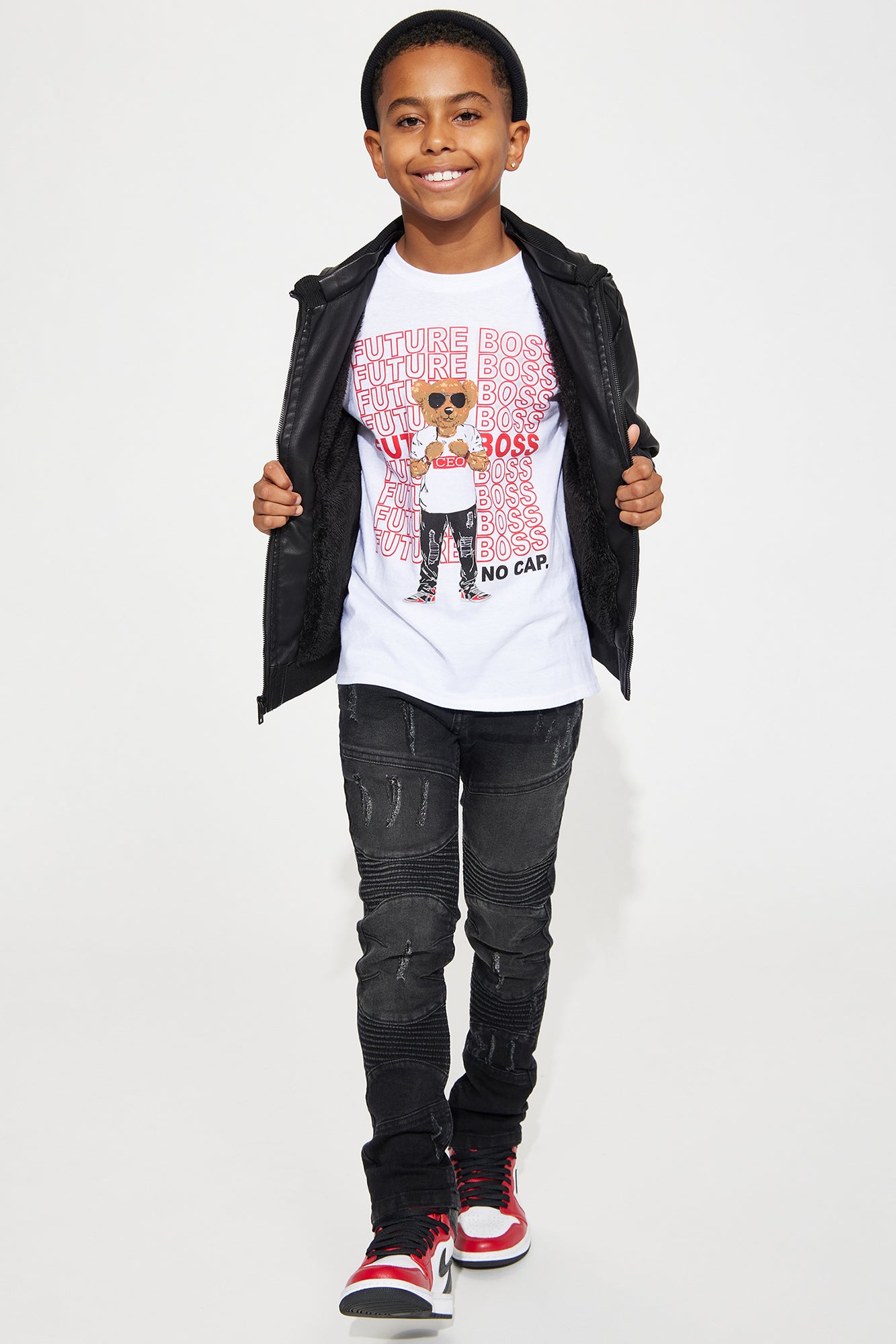 Mini Your Future Boss Short Sleeve Tee - White - Image 3