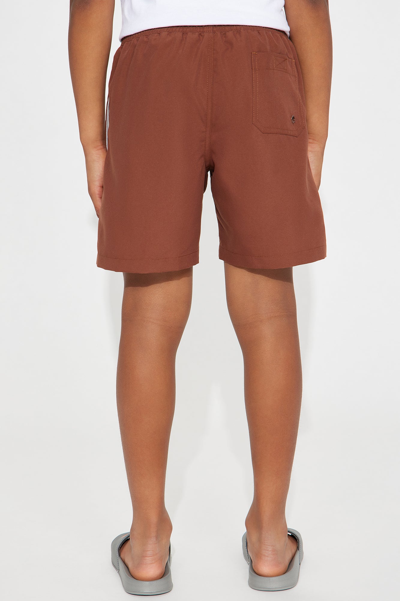 Mini Montez stretch swim trunk- Chocolate - Image 3