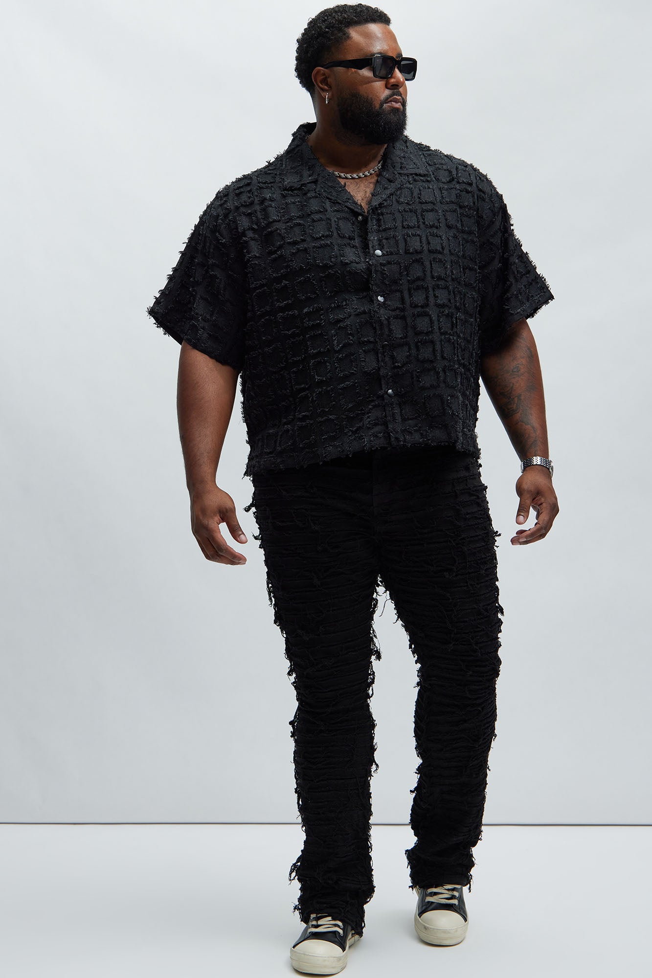 Window Shopping Boxy Shirt - Black - Image 6