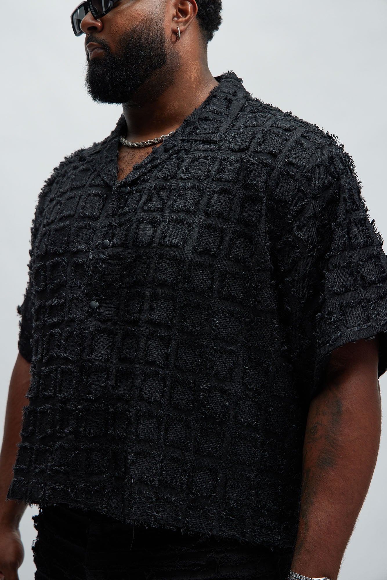 Window Shopping Boxy Shirt - Black - Image 7