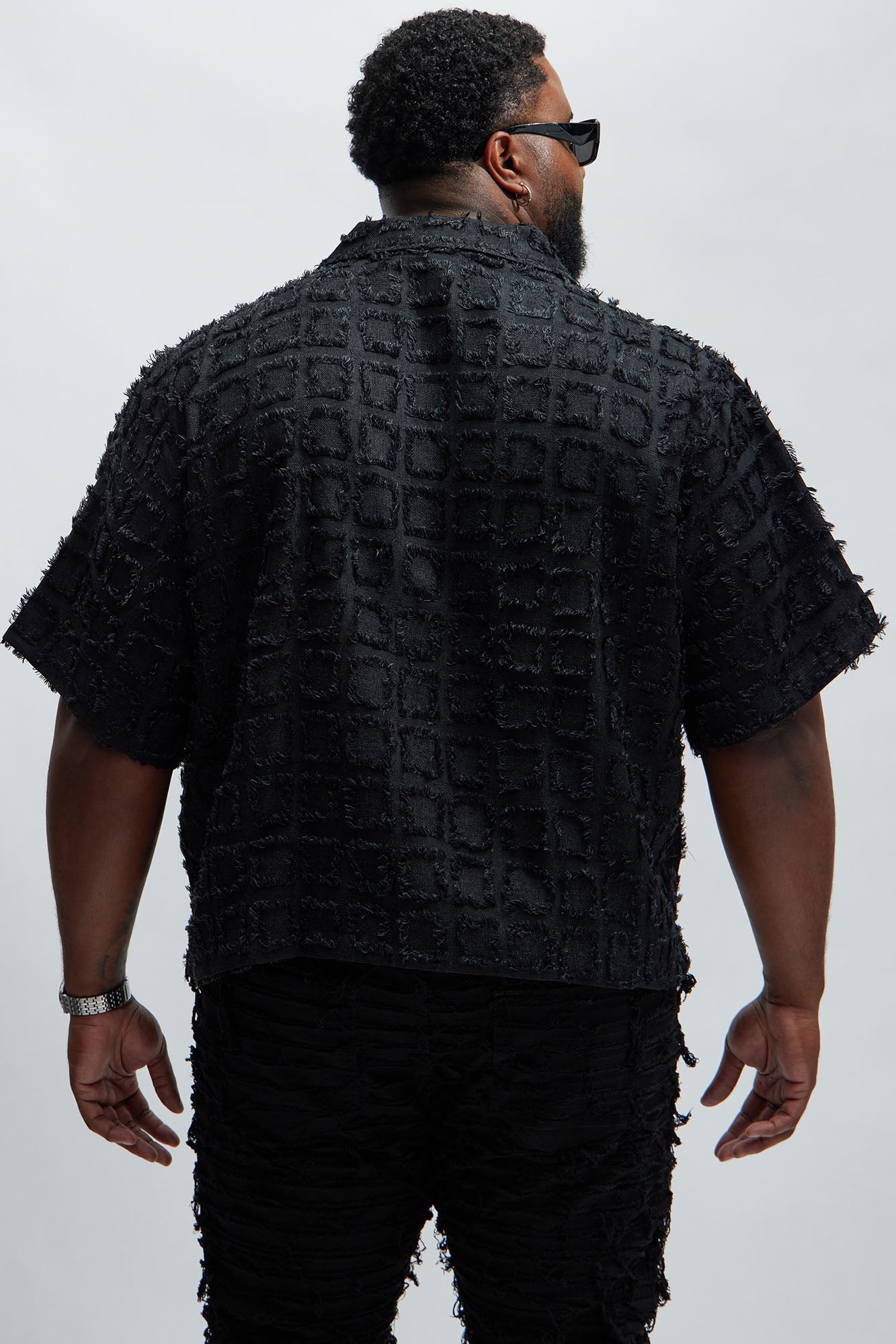 Window Shopping Boxy Shirt - Black - Image 8