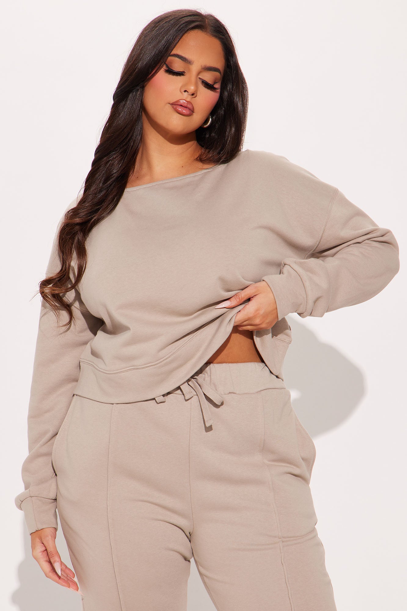 Easy Going Pant Set - Grey - Image 5