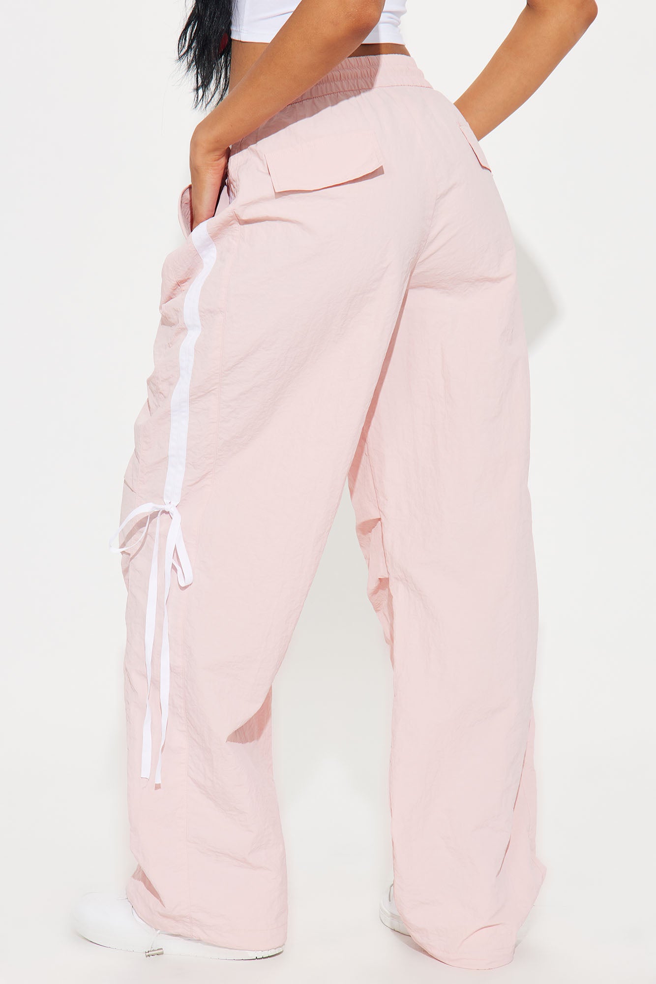 Taura Windbreaker Track Pant - Blush - Image 3