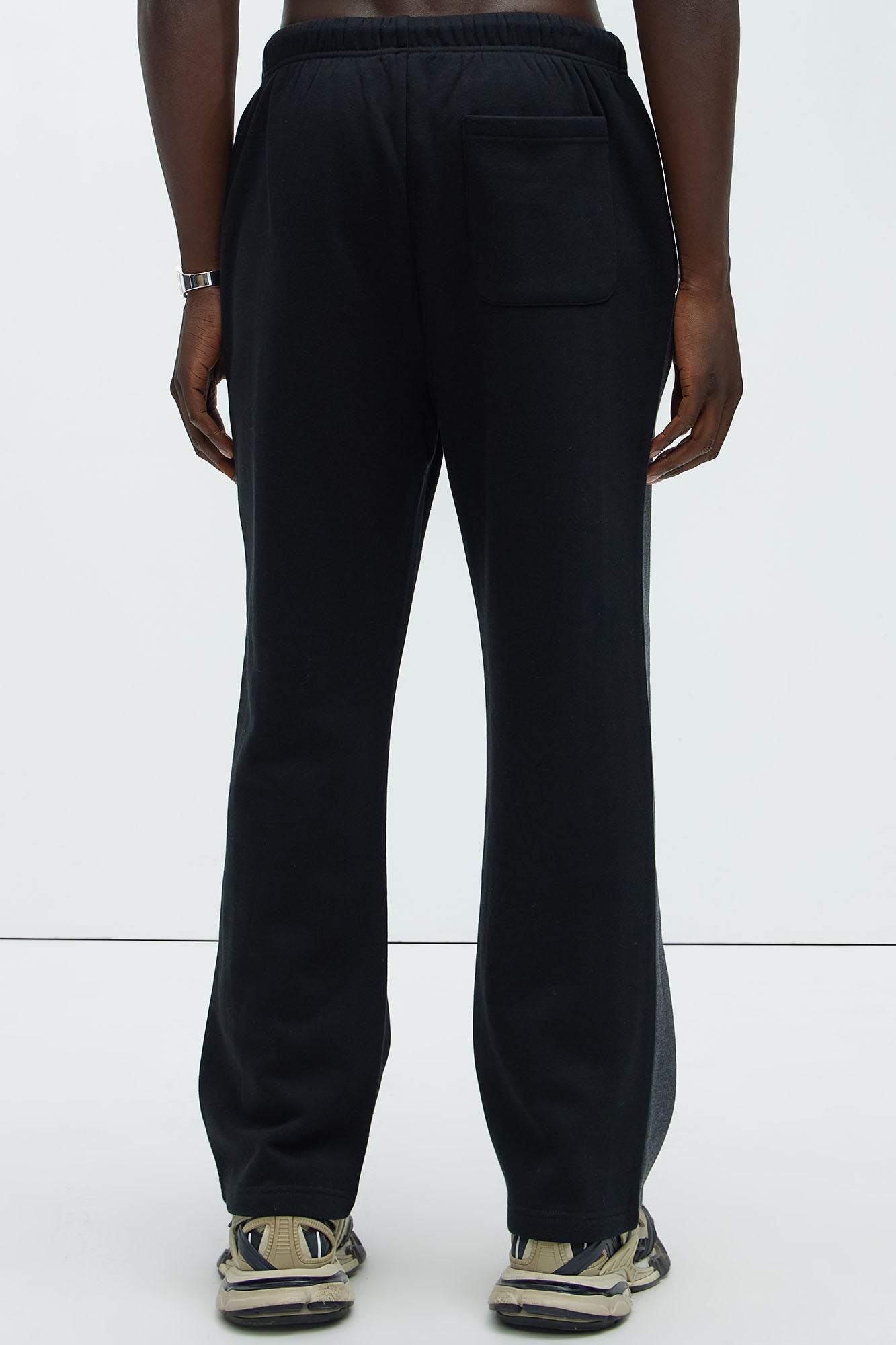 Tyson Paneled Straight Sweatpants - Heather/Combo - Image 5
