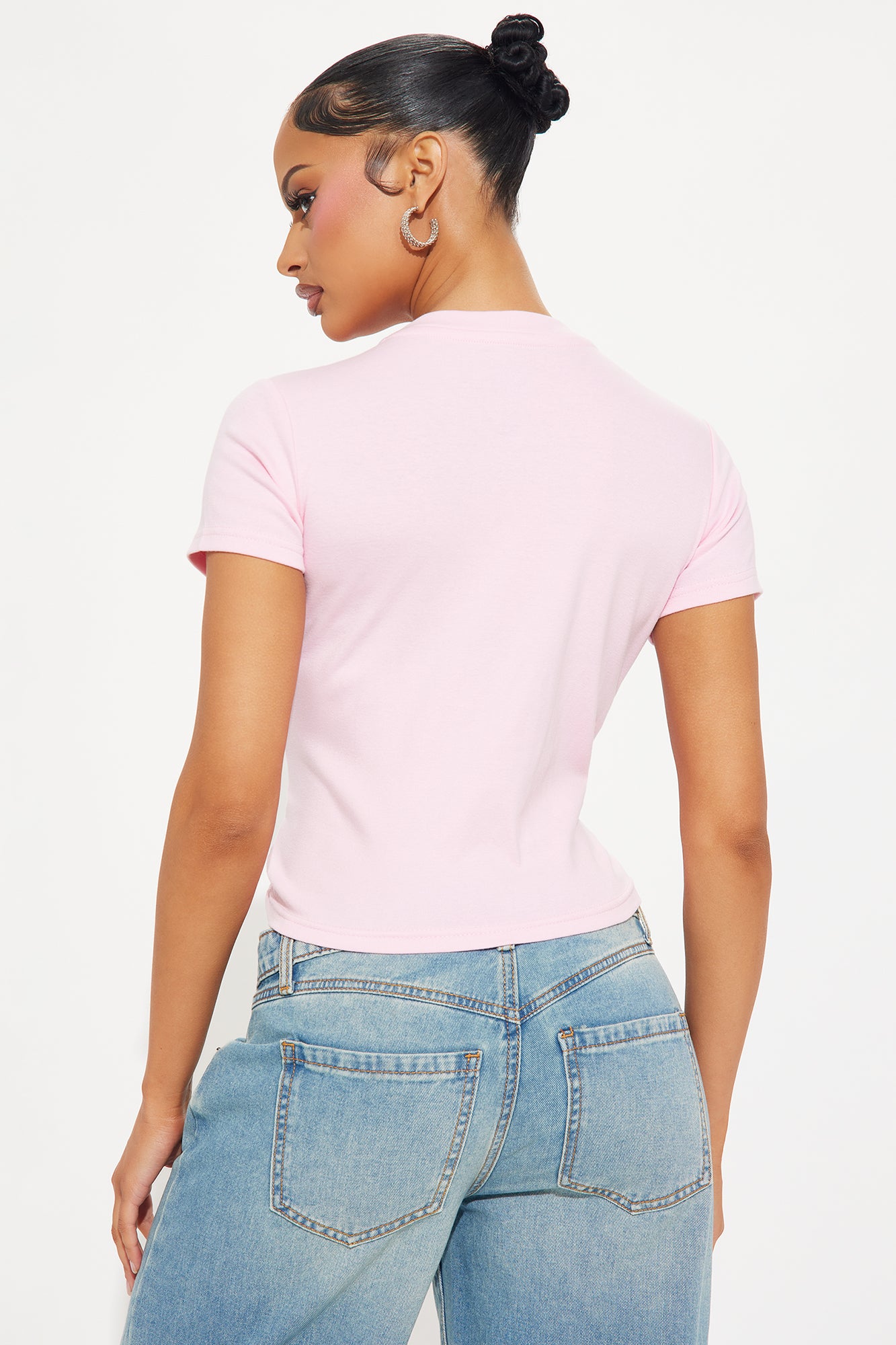 Howdy Woody & Wendy Rhinestone Tee - Pink - Image 4