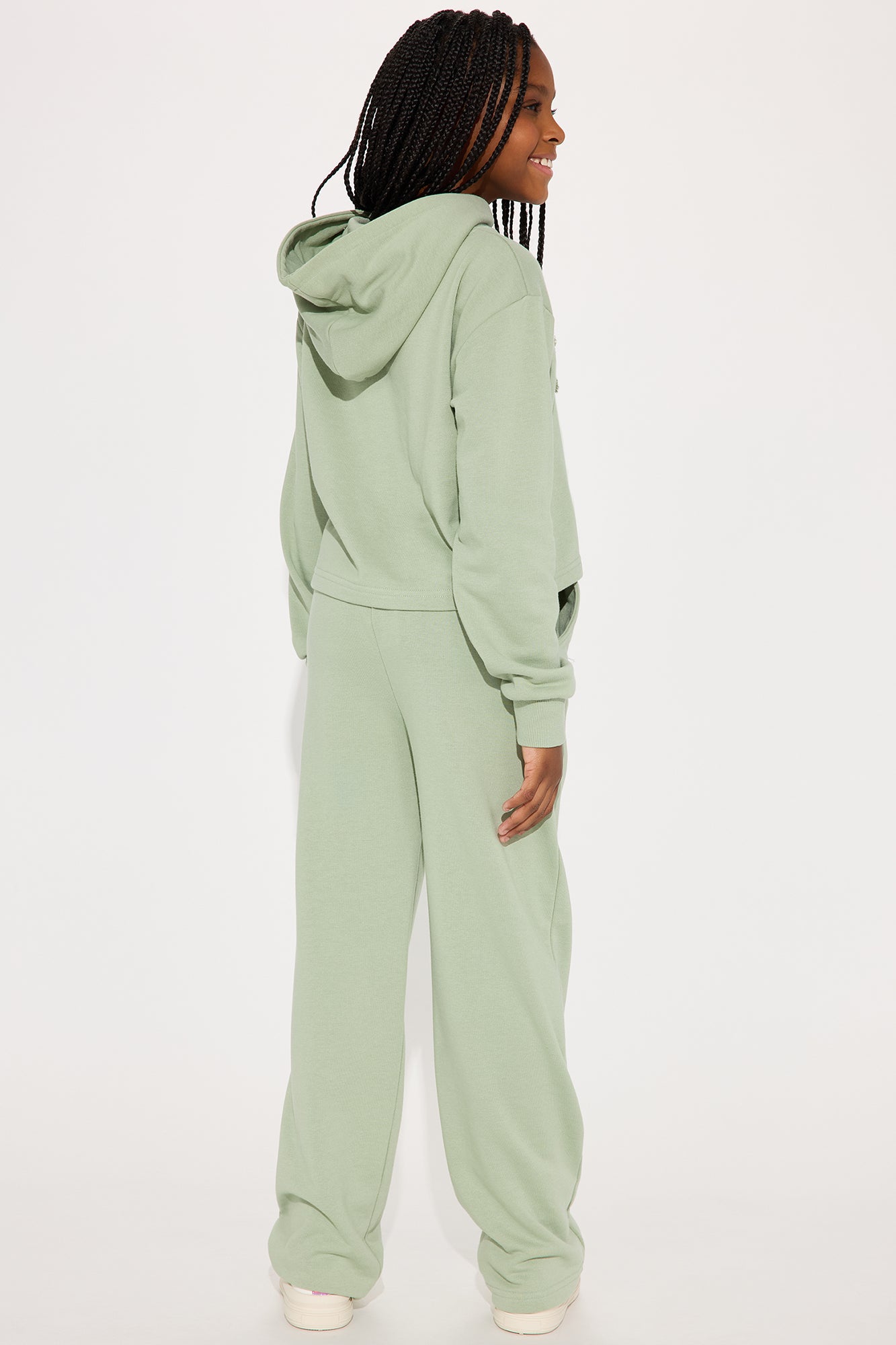 Mini Gigi Pant Set - Sage - Image 5