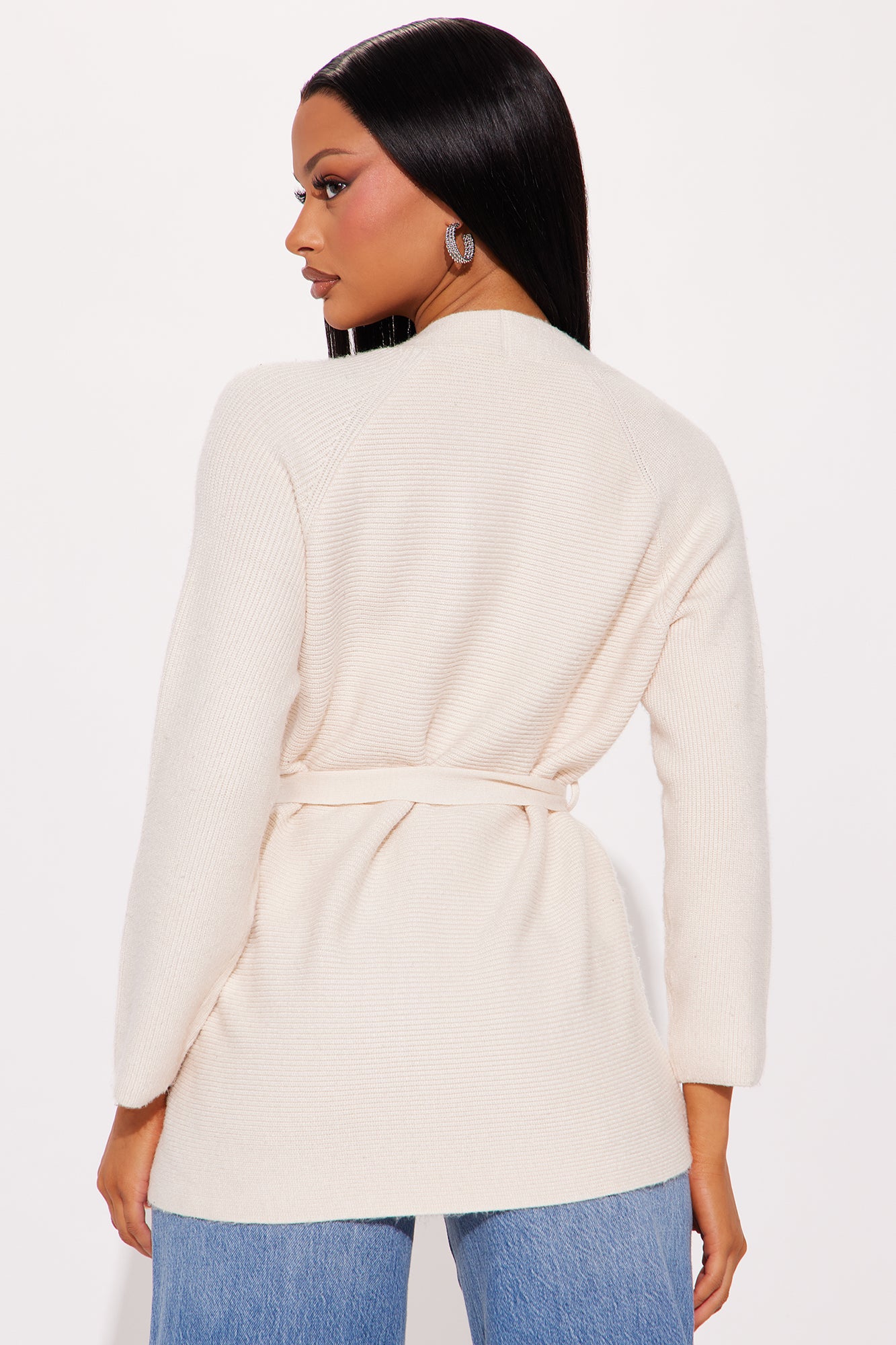 Warm Embrace Cardigan Sweater - Ivory - Image 3