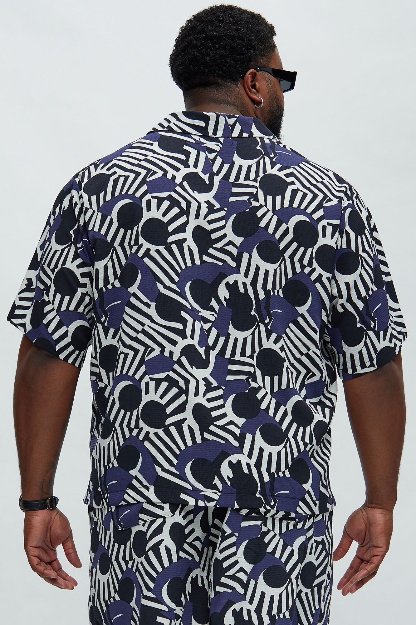 Abstract Zebra Shirt - Black/combo - Image 8