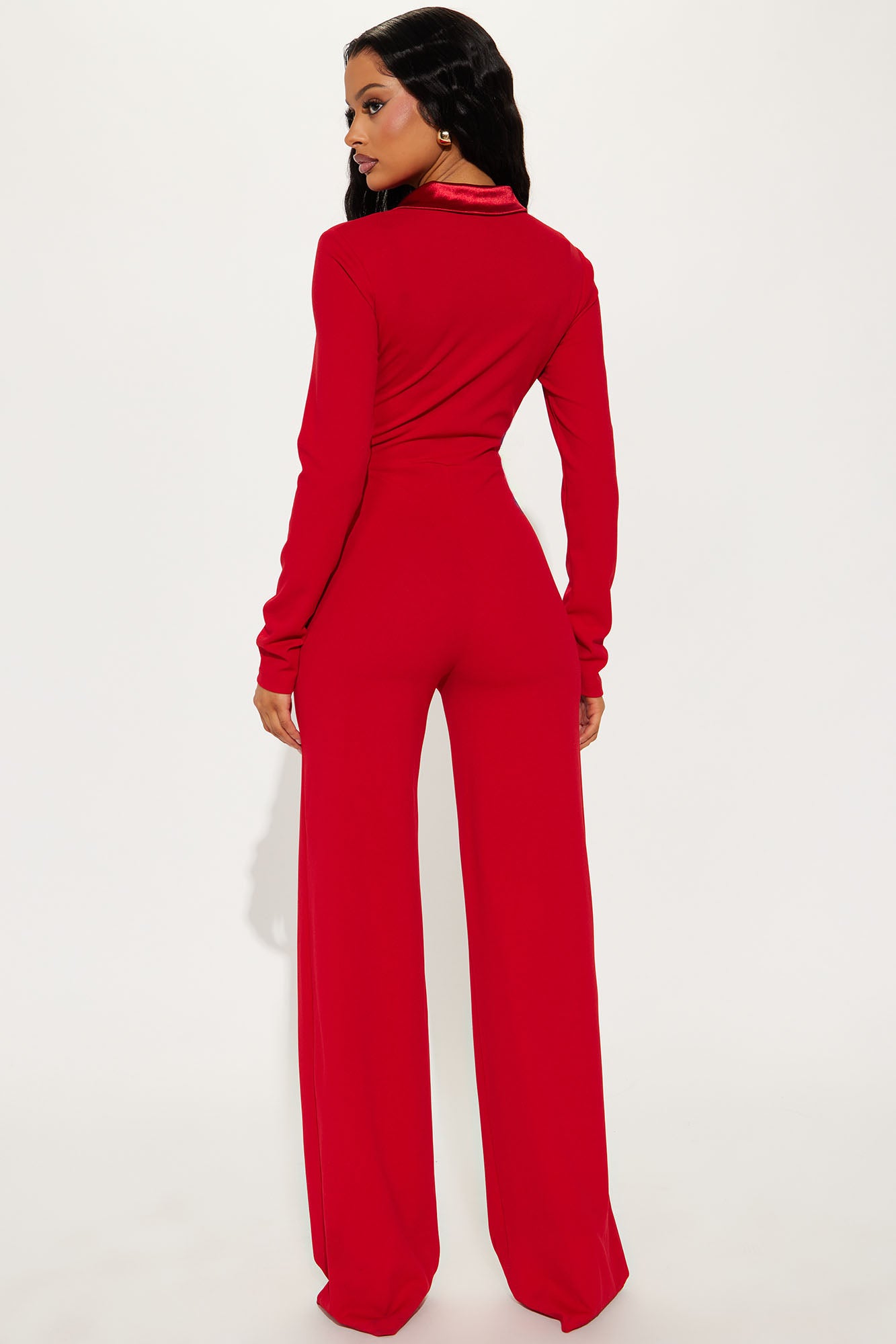 Best Wishes Jumpsuit - Red - Image 3