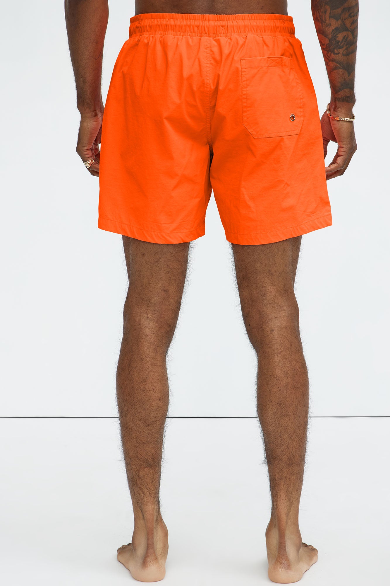 Montez Stretch Swim Trunk Classic - Orange - Image 4