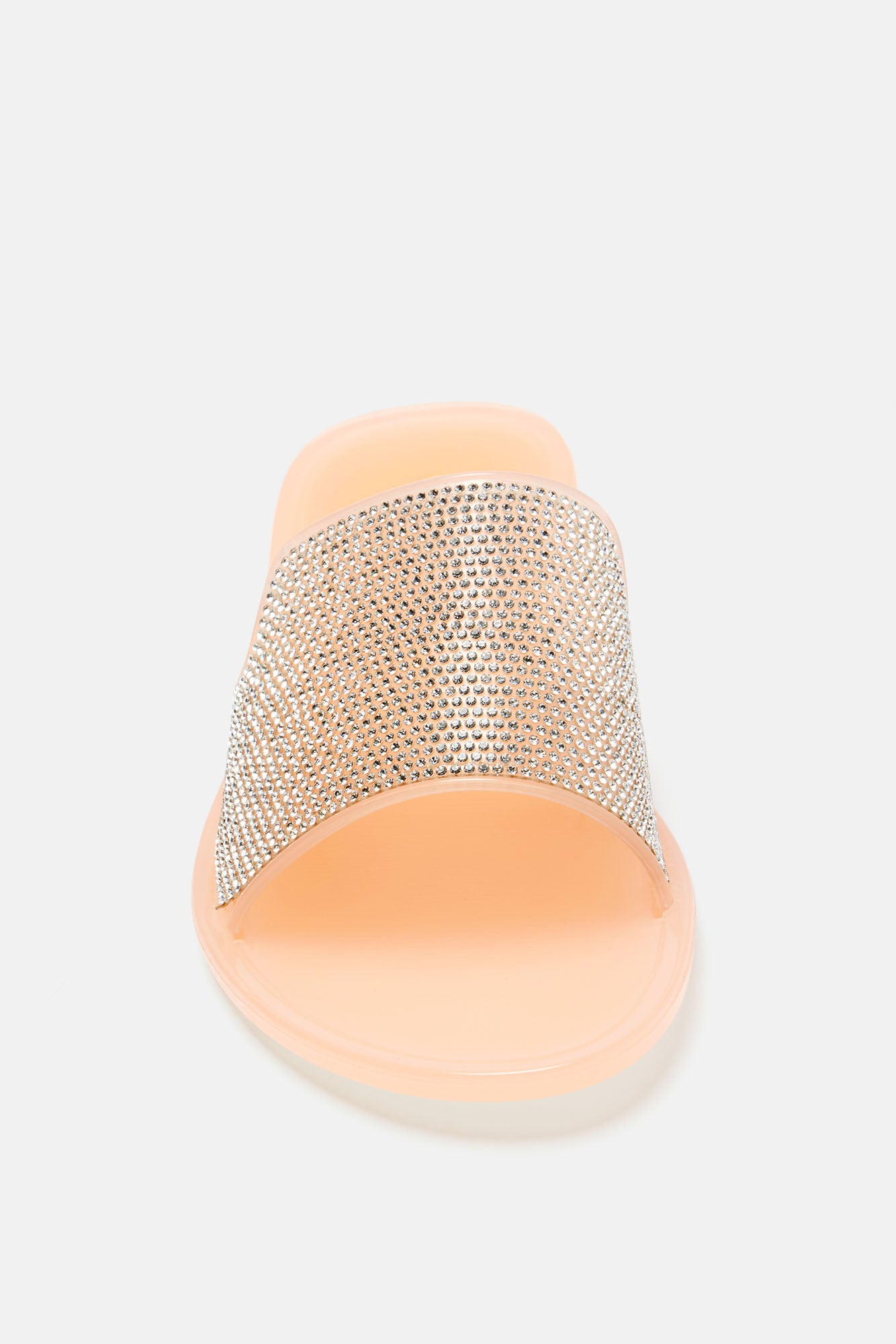 Justyne Embellished Flat Sandals - Nude - Image 5