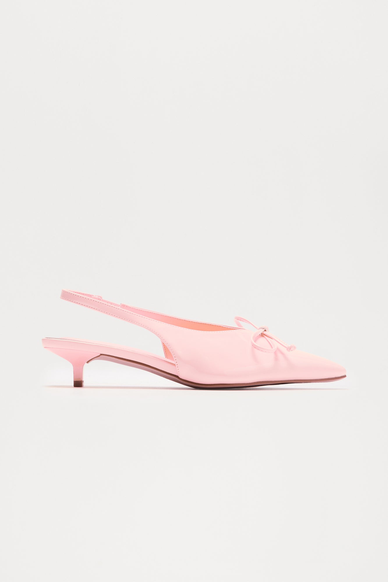 Emberia Kitten Heel Pumps - Blush - Image 3