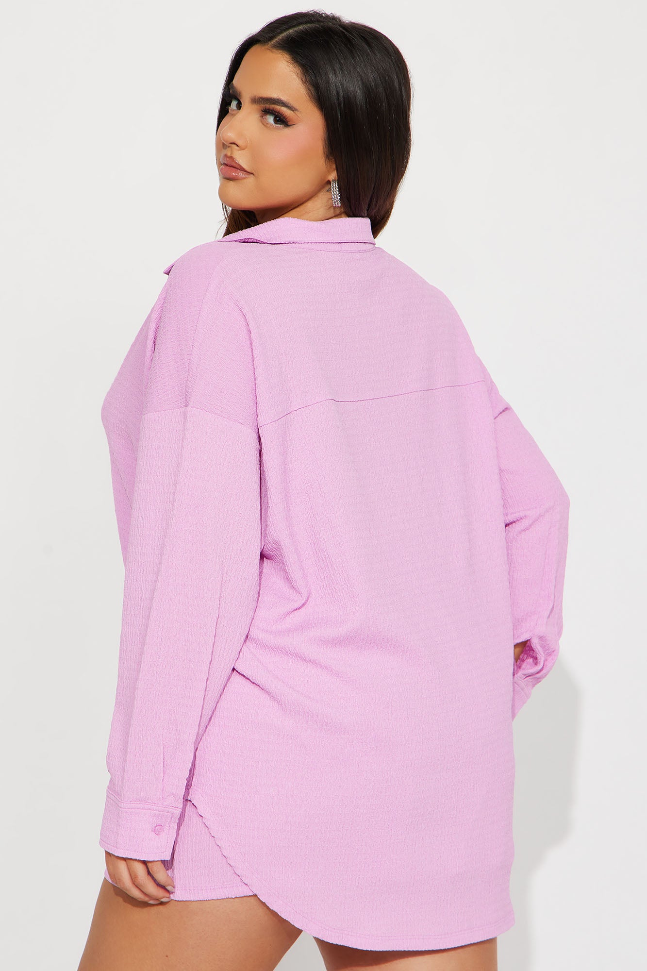 Bethany Textured Short Set - Pink - Image 6