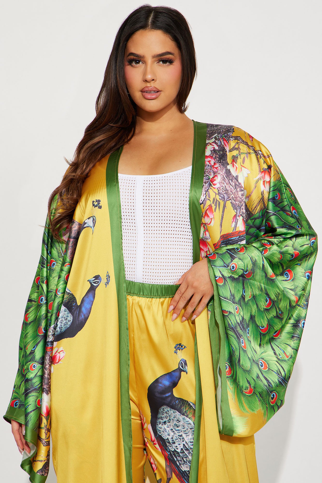 Above Status Satin Pant Set - Multi Color - Image 5