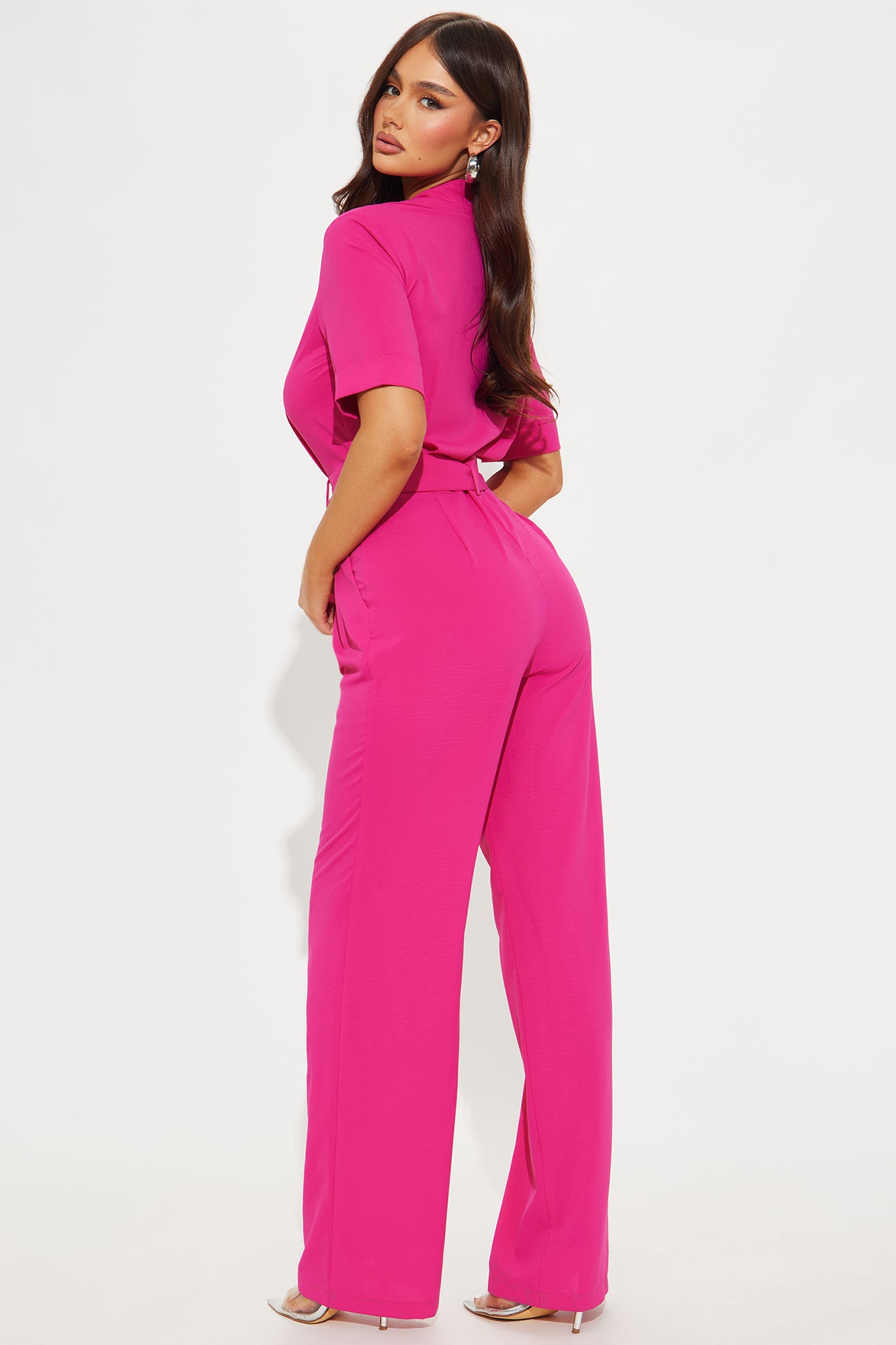 Annalee Jumpsuit - Fuchsia - Image 3