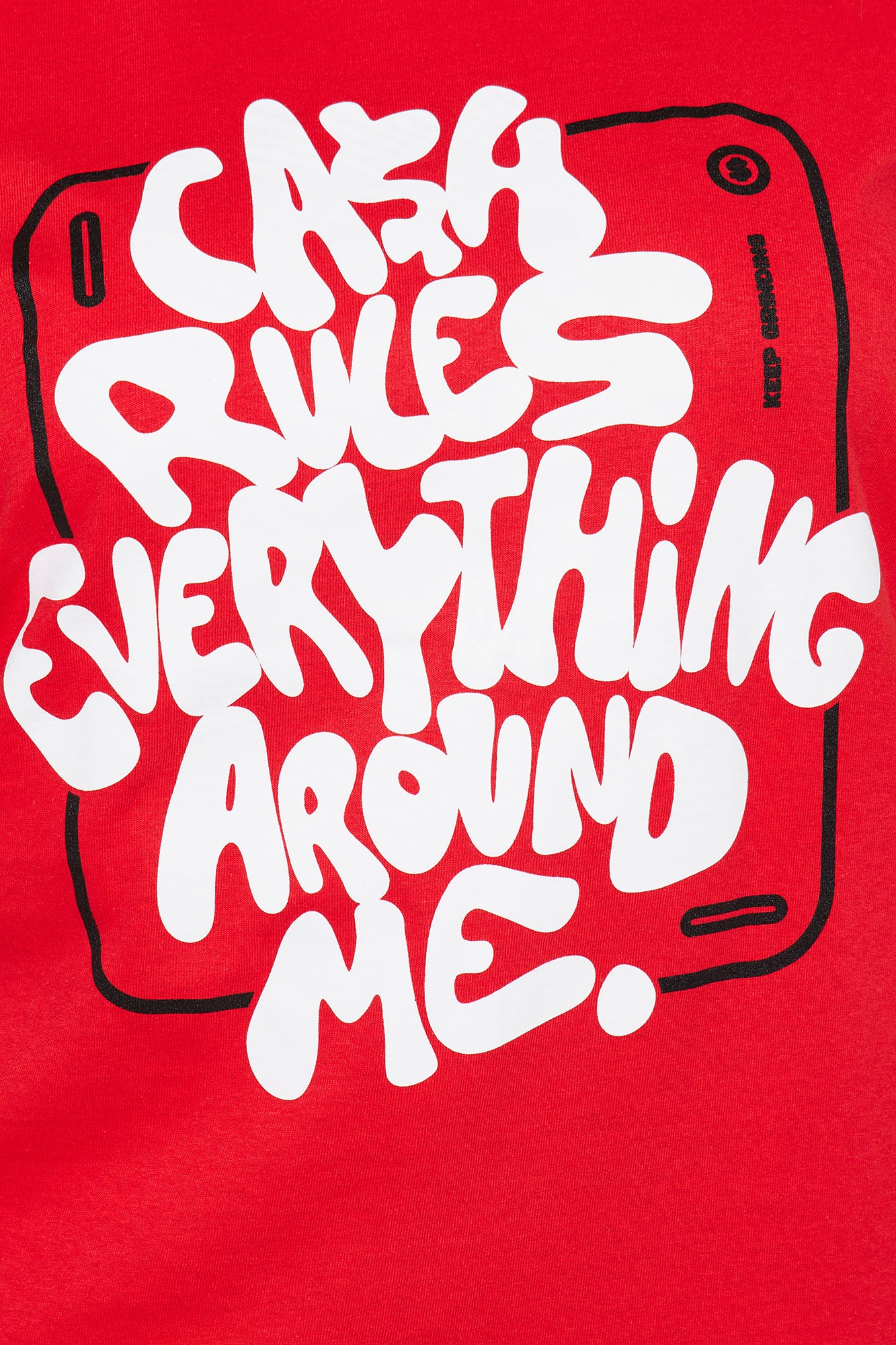 Cash Runs The World Tee - Red - Image 6