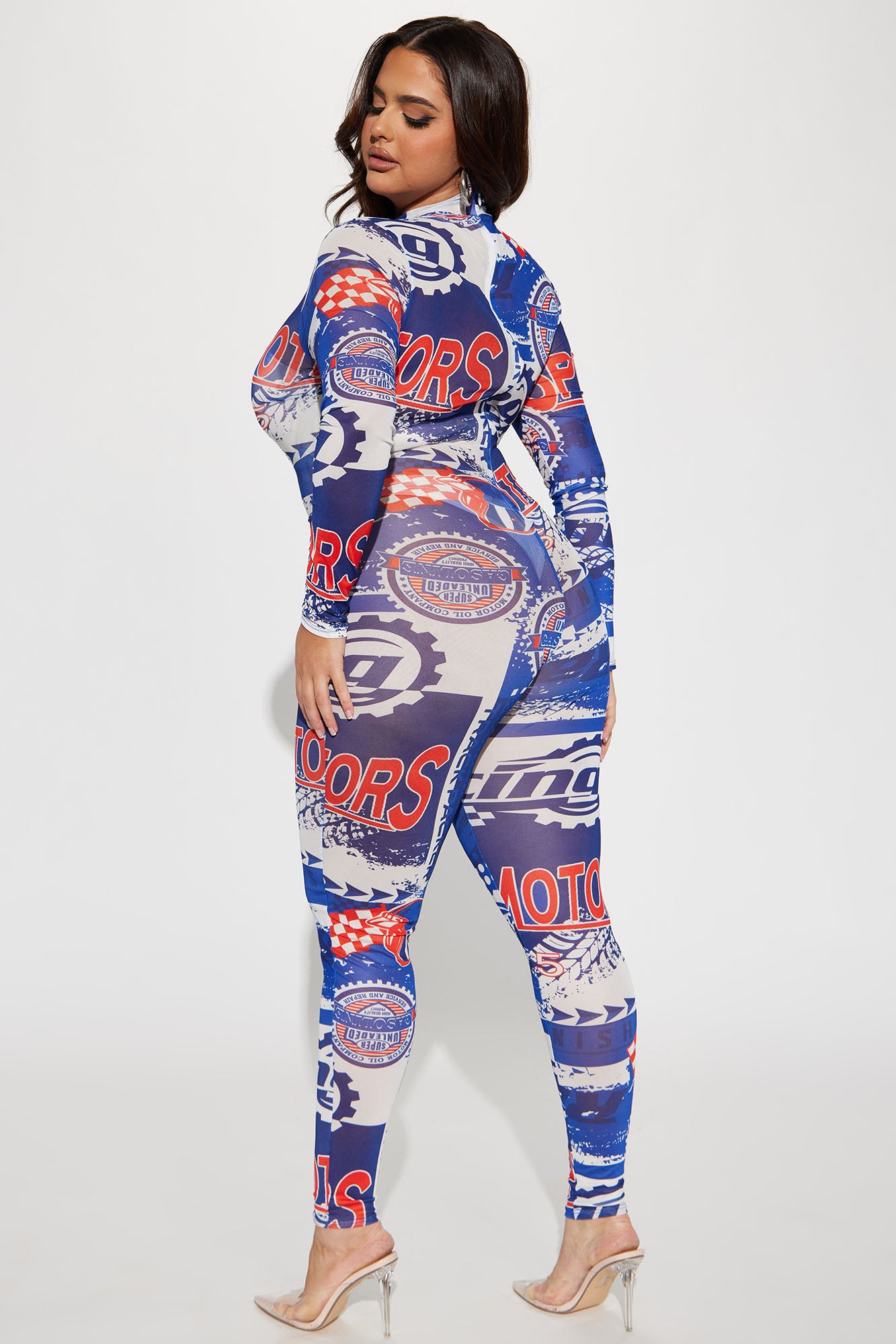 Motor Race Jumpsuit - Multi Color - Image 3