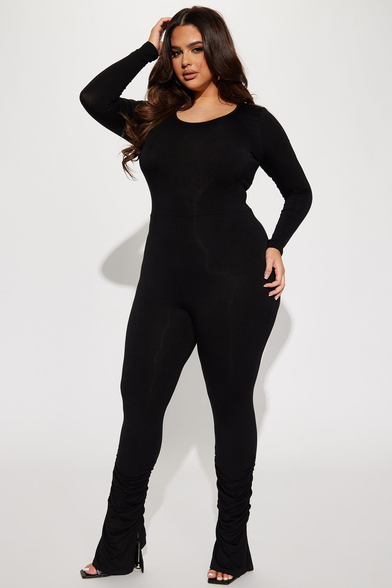 Slay All Day Jumpsuit - Black - Image 6