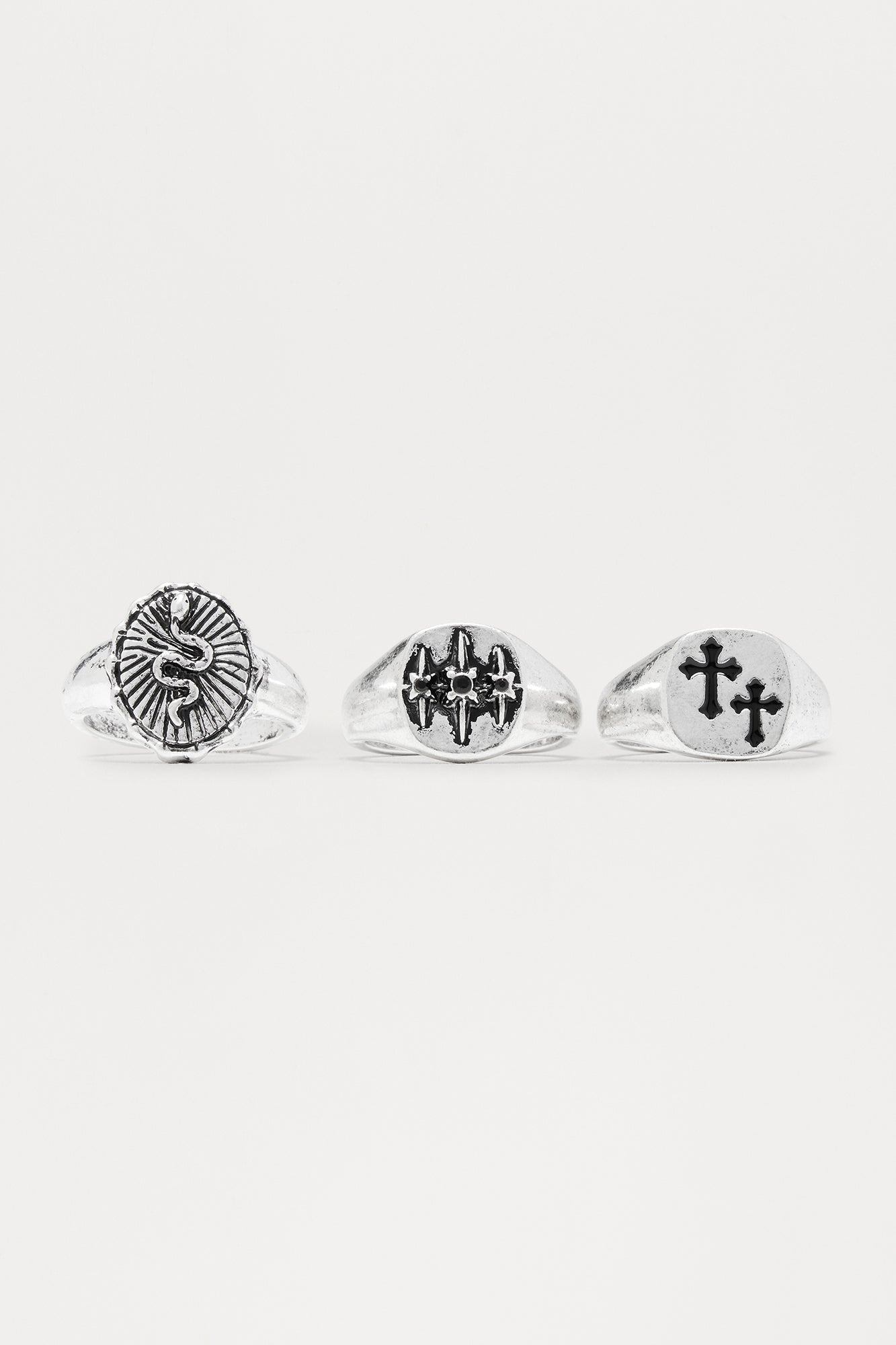Venomous Ring Set - Silver - Image 3