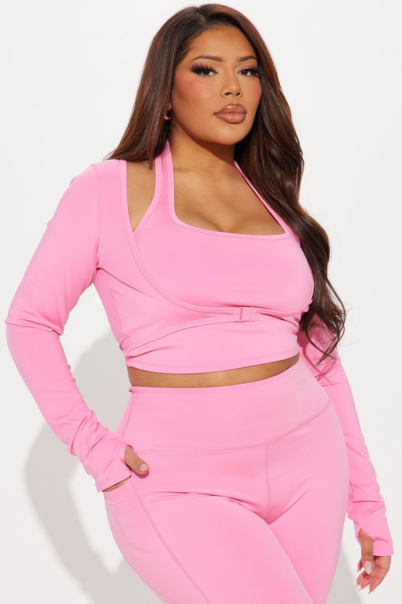 Vital Form Elevate Active Top - Bubblegum Pink - Image 5