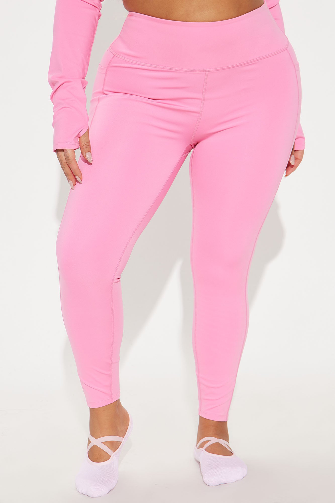 Vital Form 7/8 Elevate Active Legging - Bubblegum Pink - Image 7