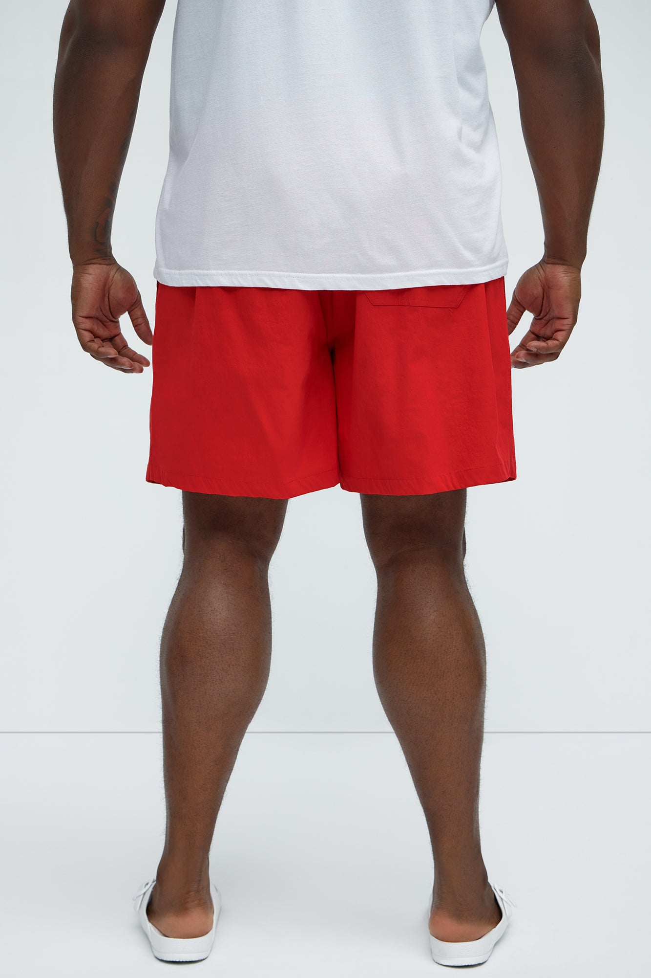 Montez Stretch Swim Trunk Classic - Brick Red - Image 7