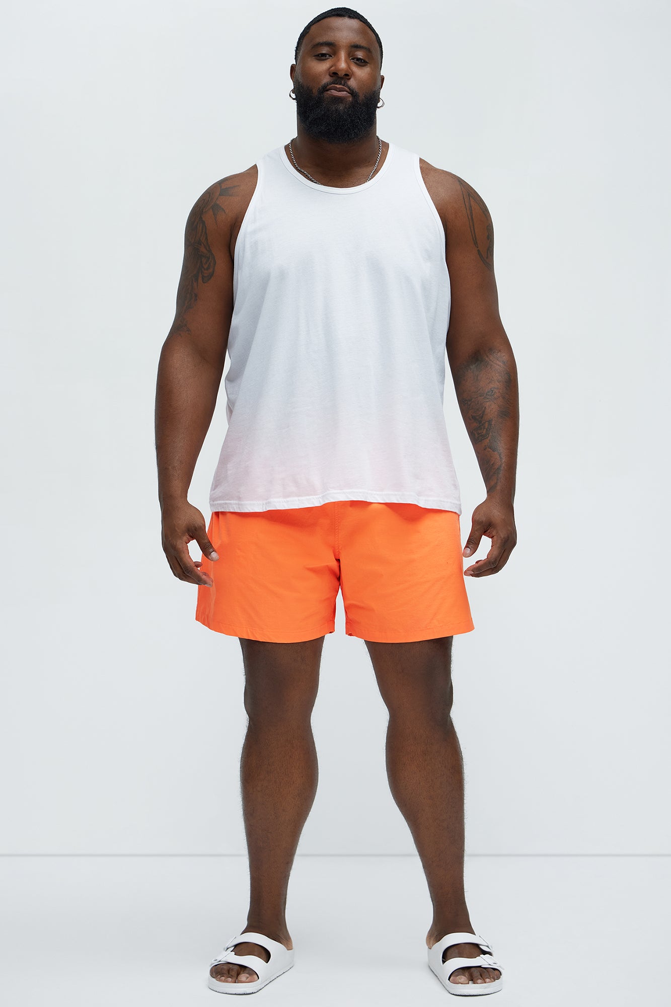 Montez Stretch Swim Trunk Classic - Orange - Image 6