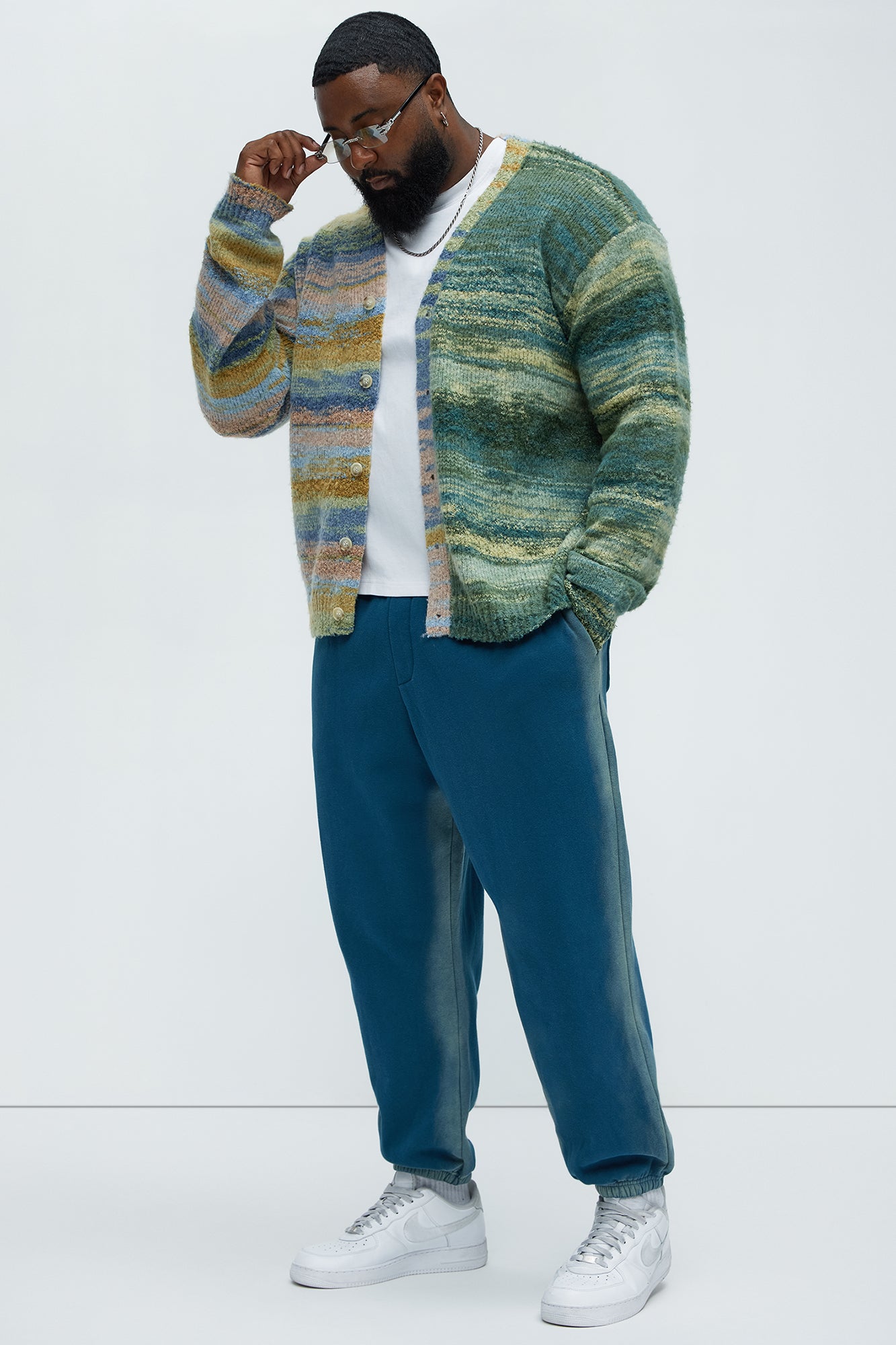 Raynor Tyson Dirty Wash Relaxed Jogger - Blue - Image 7