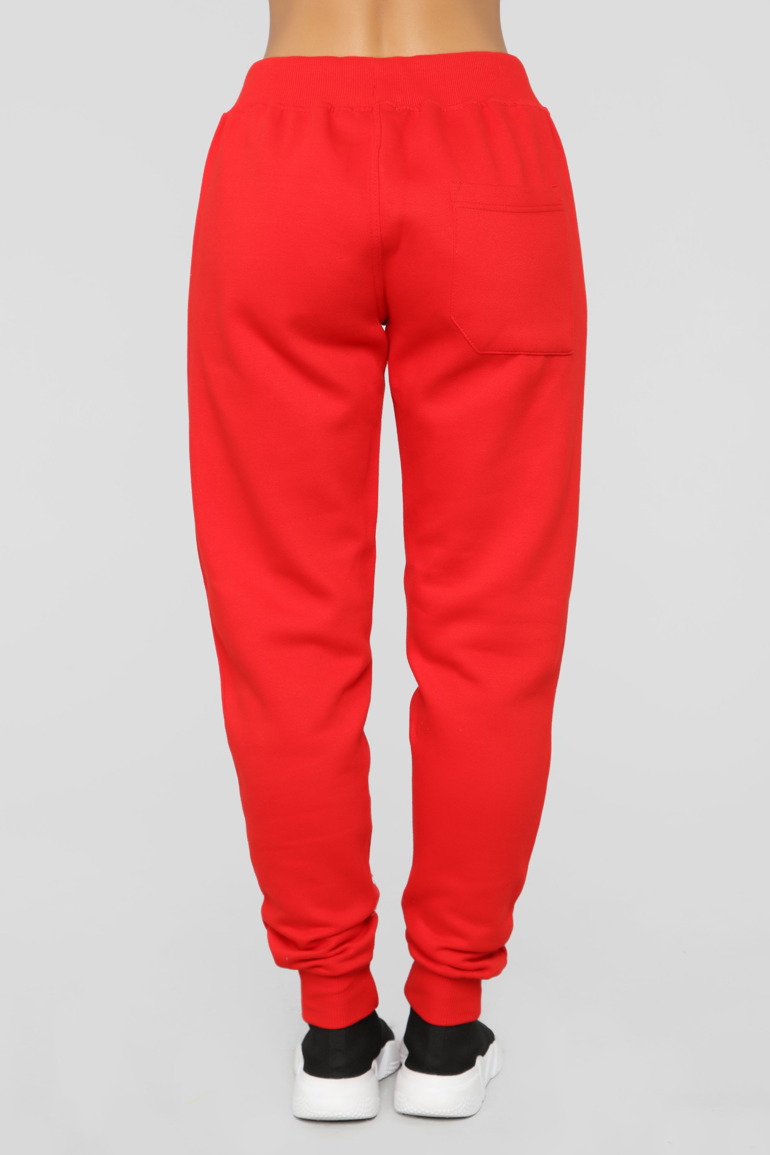 Stole Your Boyfriend's Oversized Jogger - Red - Image 8