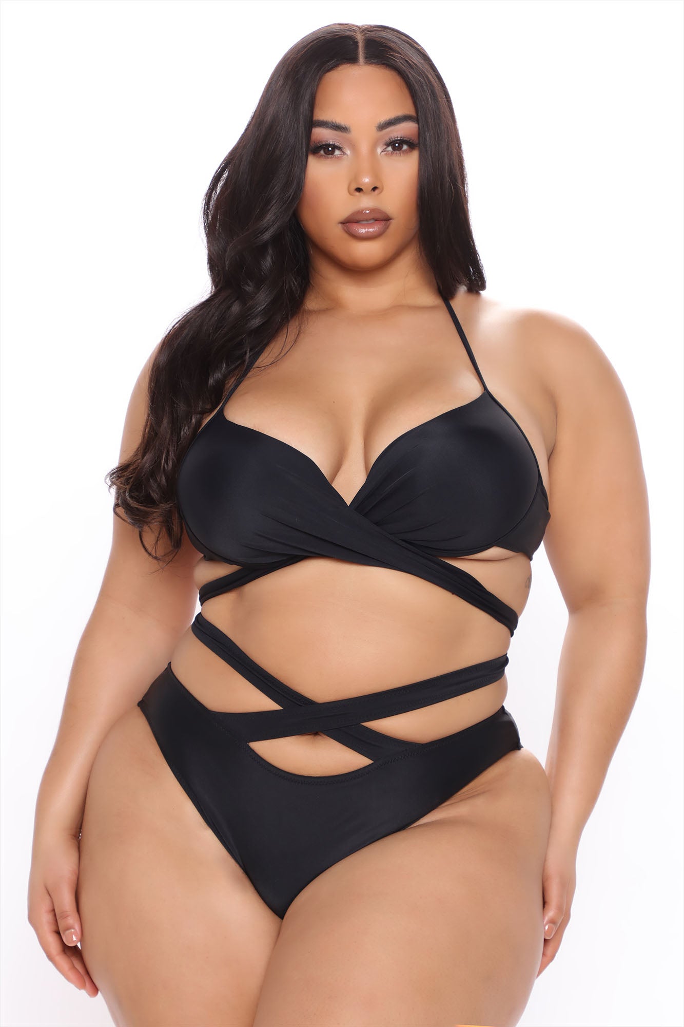 Watch Me Tan 2 Piece Bikini - Black - Image 3