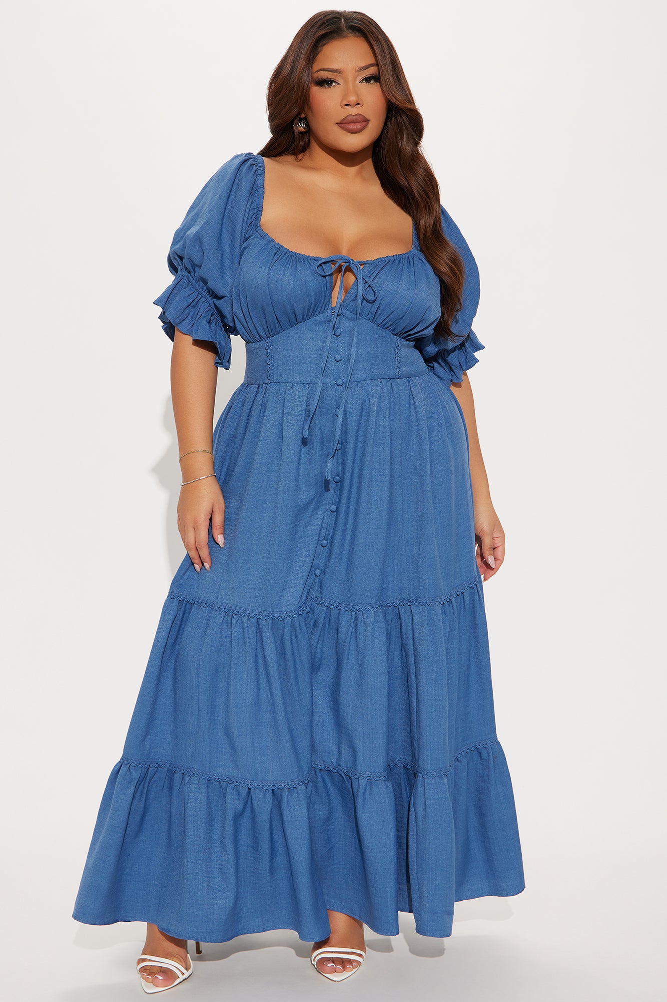 Imelda Maxi Dress - Blue - Image 4