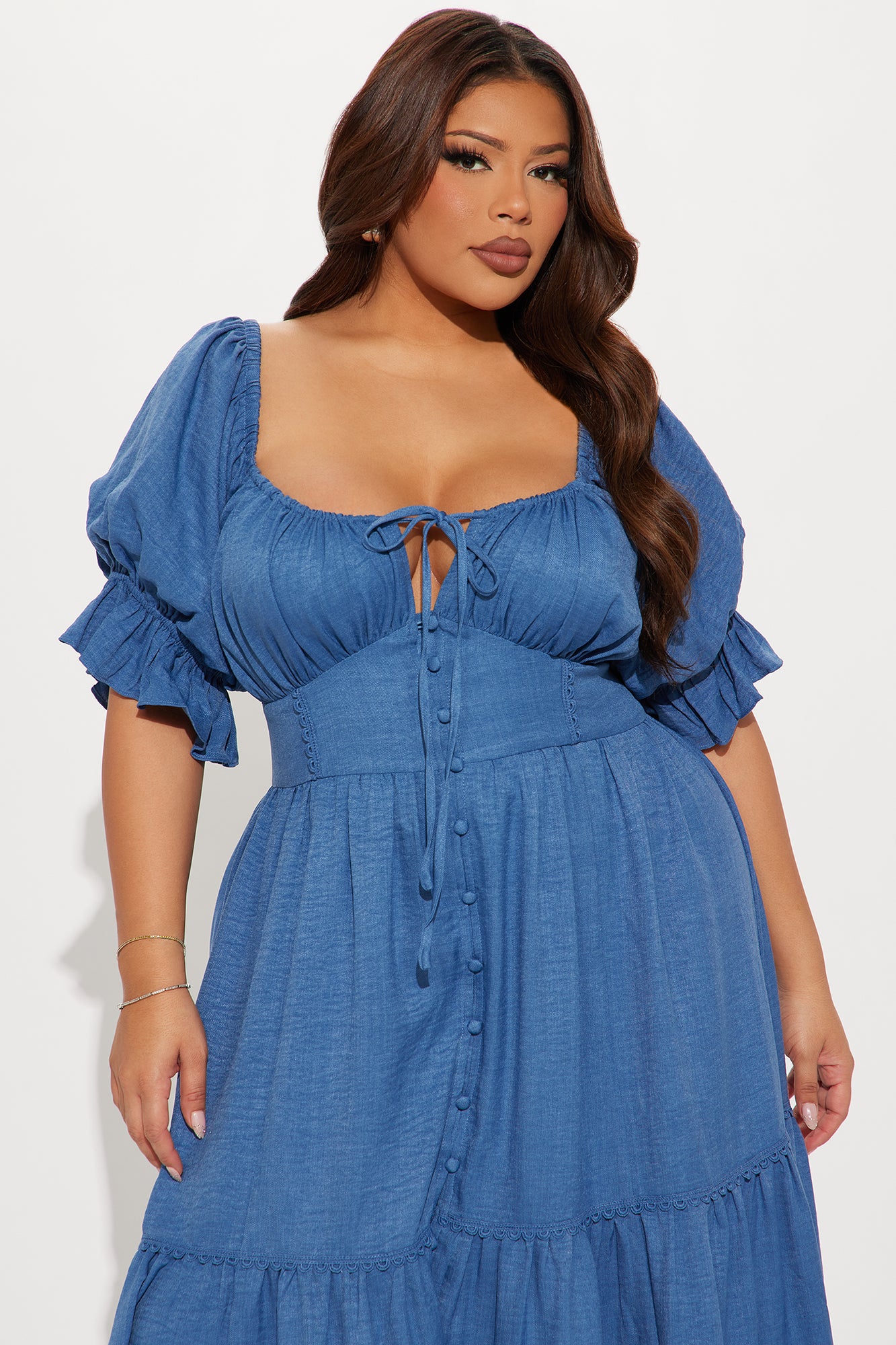 Imelda Maxi Dress - Blue - Image 5