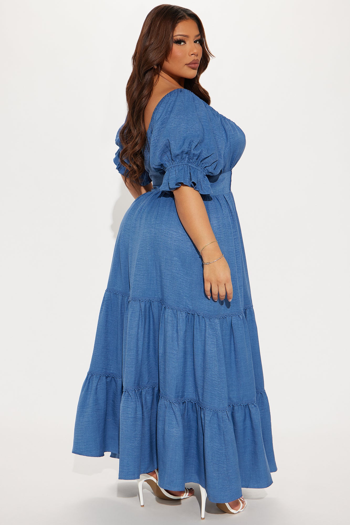 Imelda Maxi Dress - Blue - Image 6
