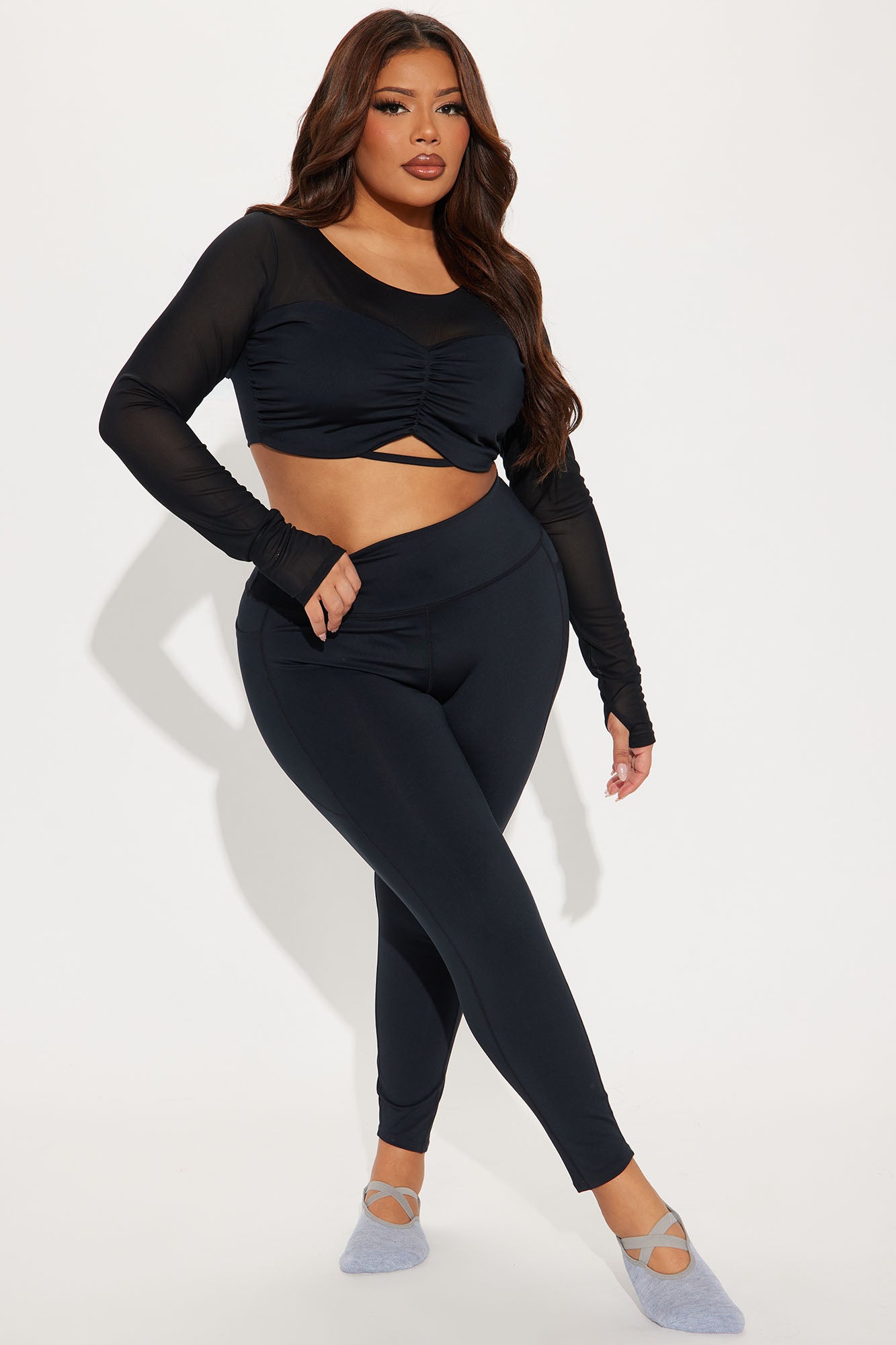 Vital Form 7/8 Elevate Active Legging - Black - Image 3