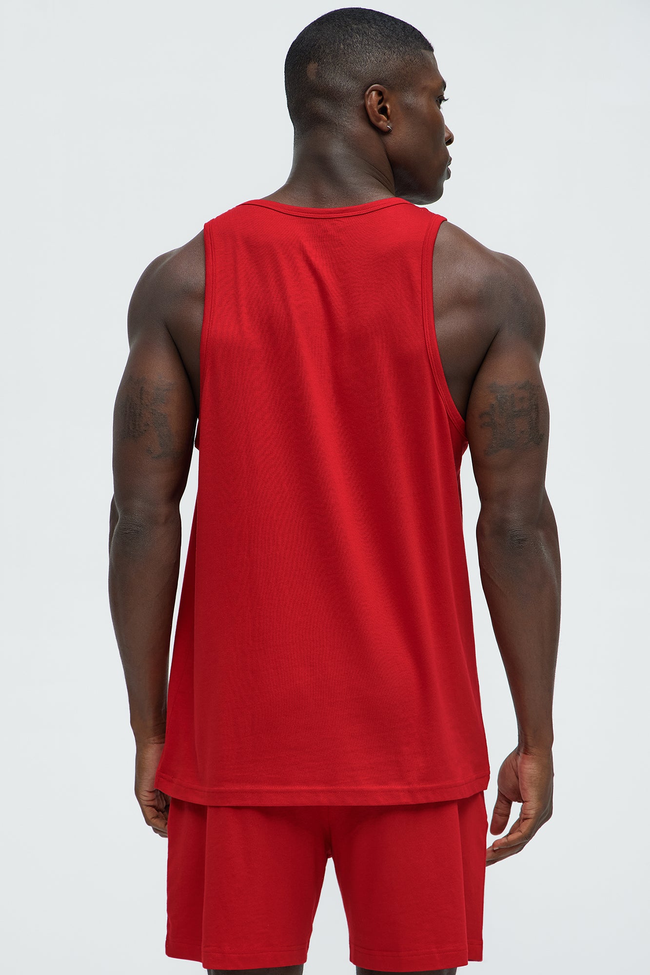 Essential Modal Lounge Tank - Red - Image 3