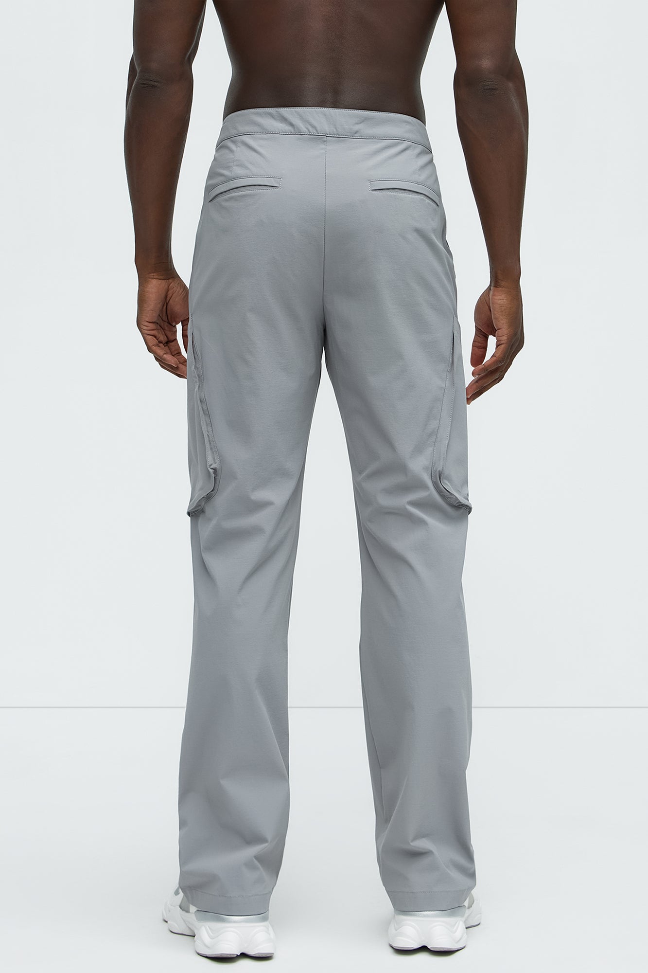 Easy Tech Slim Flare Pants - Grey - Image 5