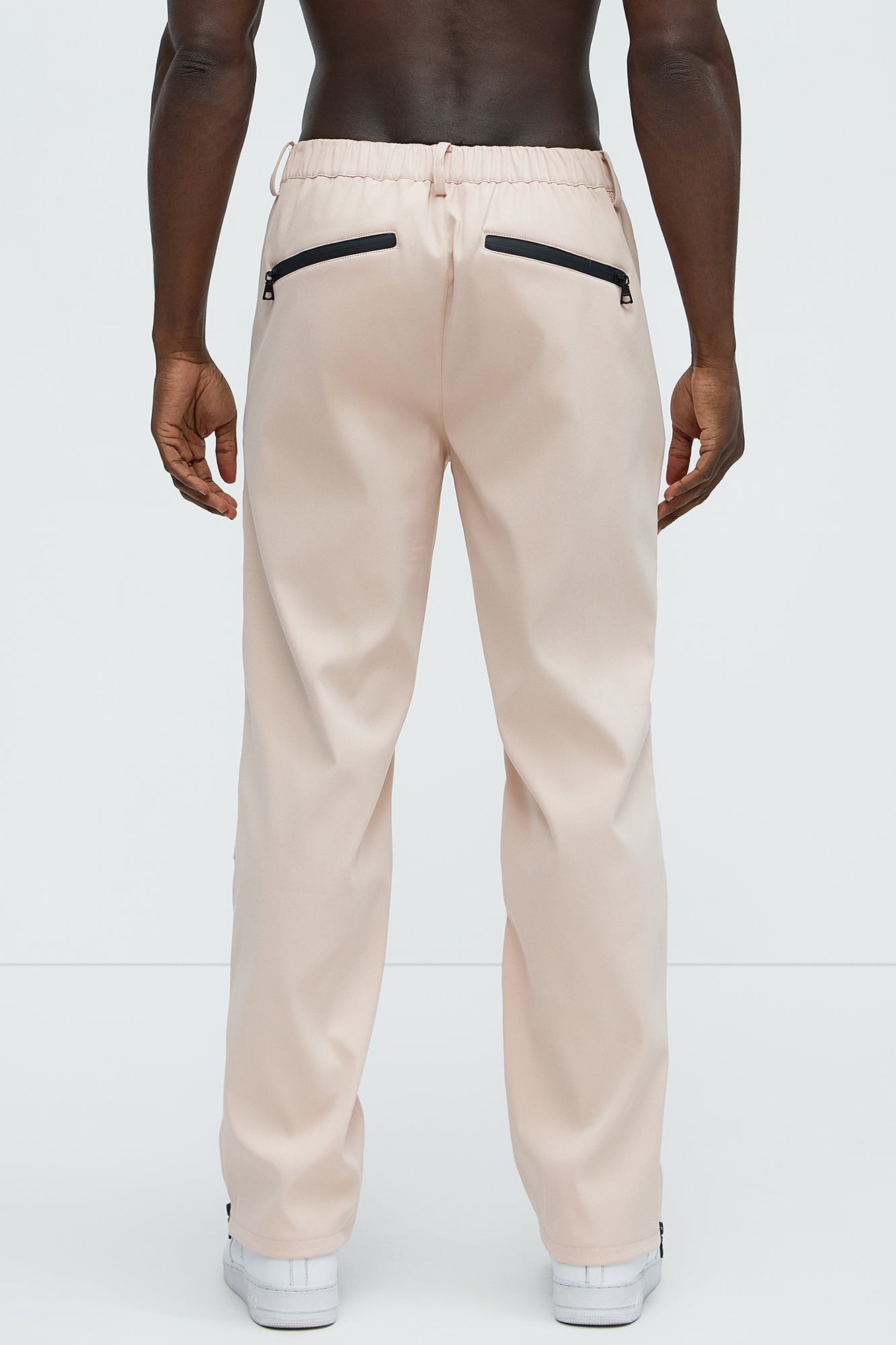 Alwin Zip Tech Pants - Mauve - Image 5