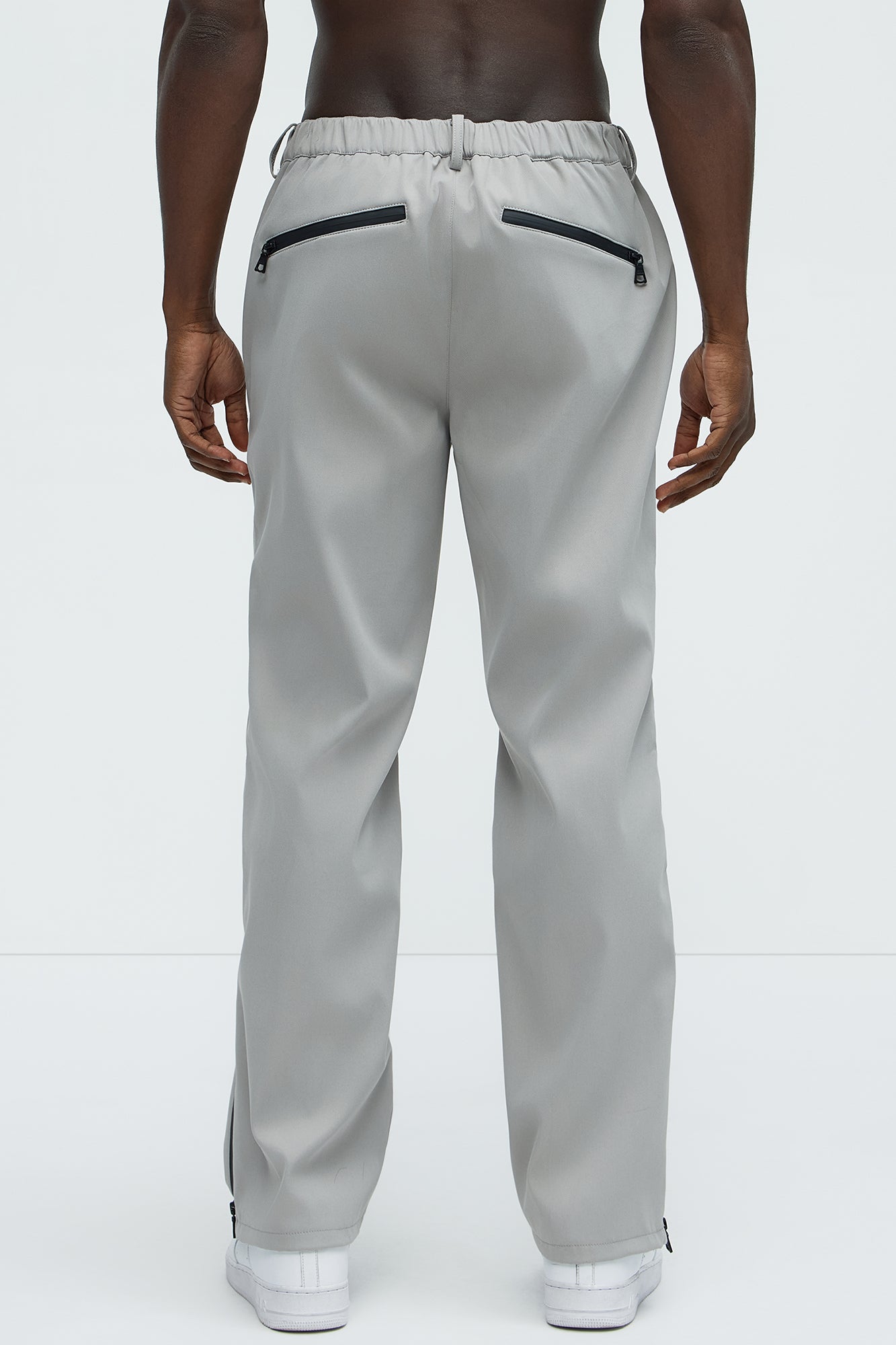 Alwin Zip Tech Pants - Grey - Image 5