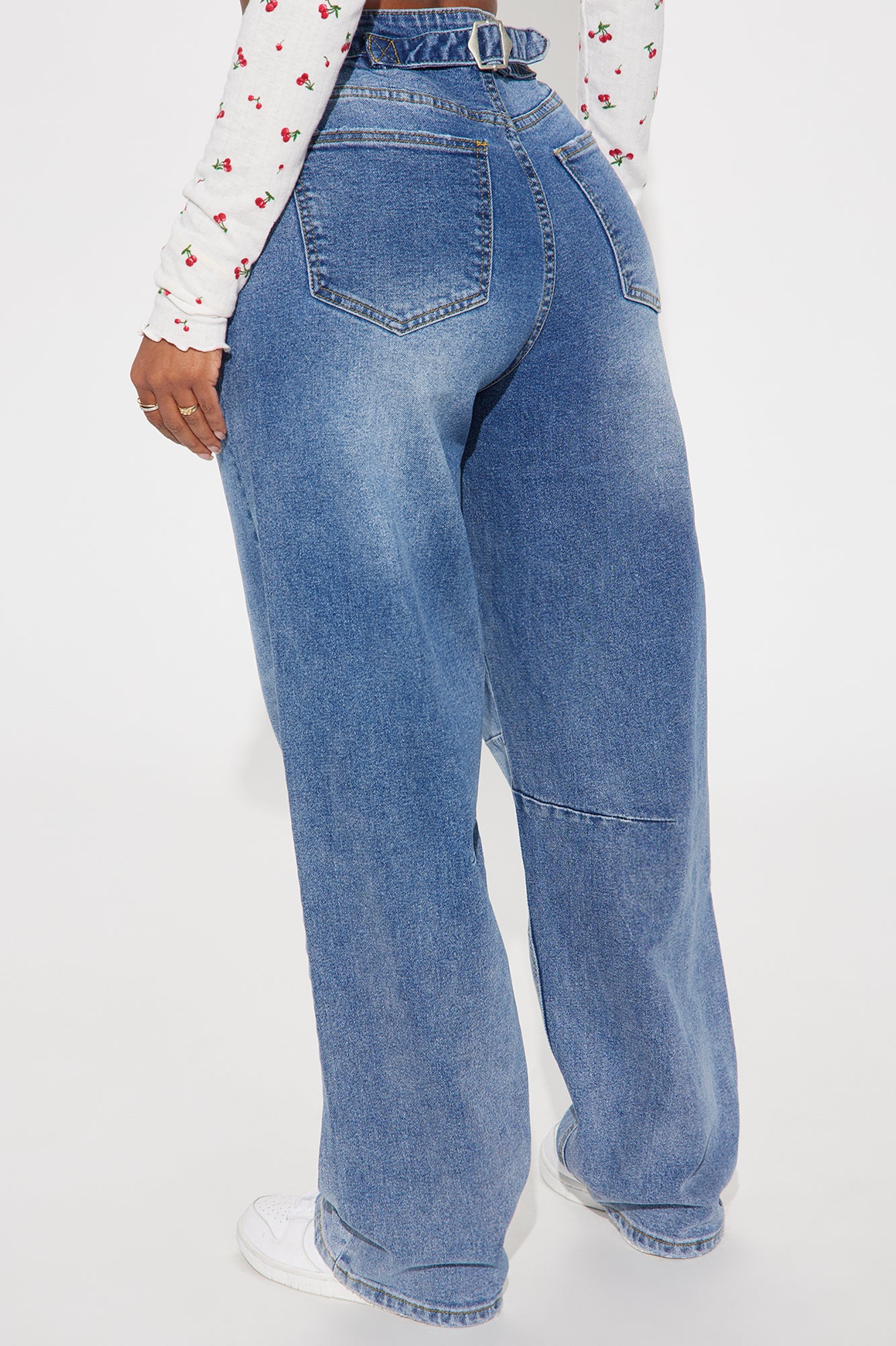 Always Pressed Baggy Jeans - Medium Wash - Image 3