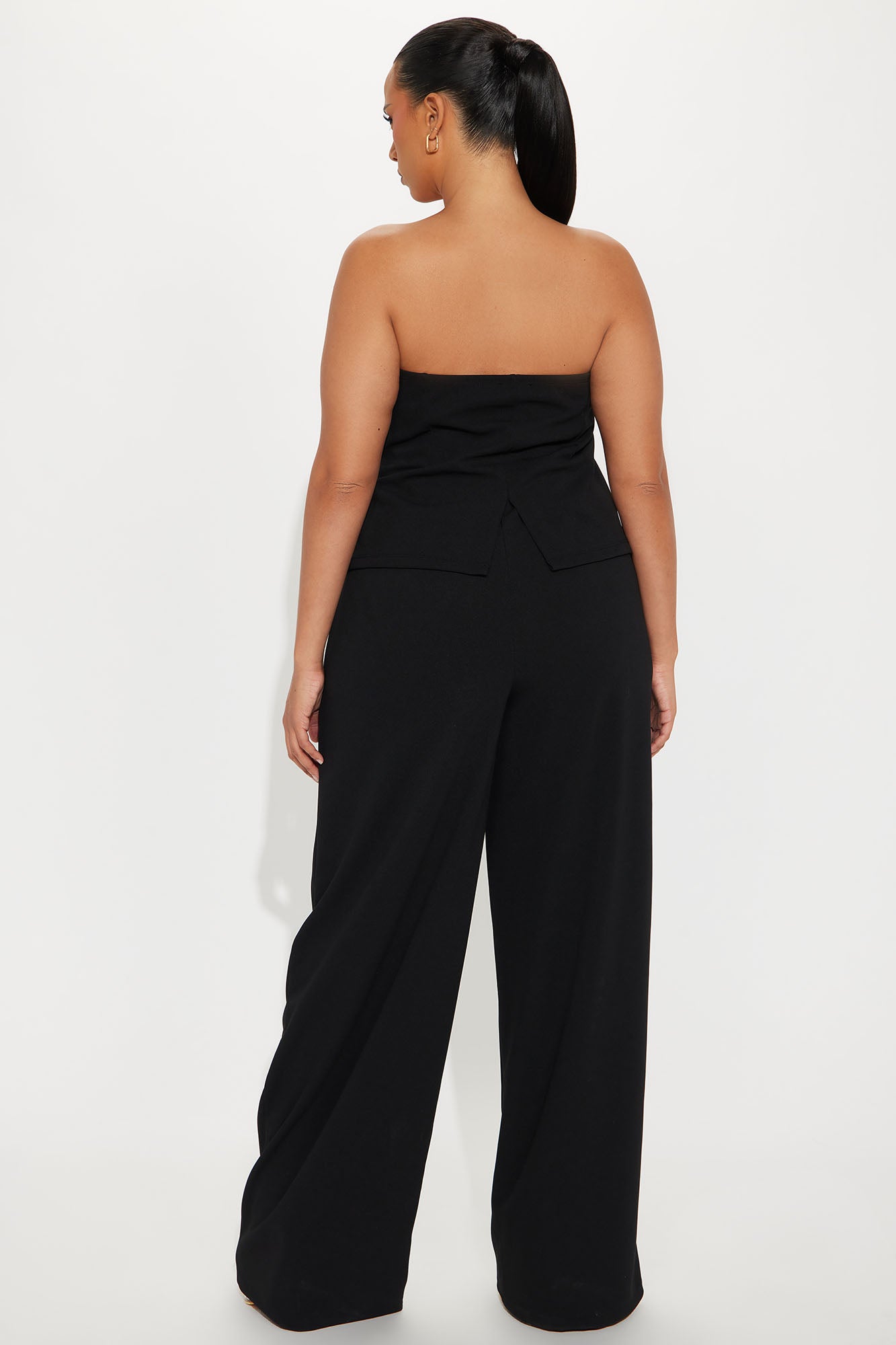 Business Type Jumpsuit - Black - Image 6