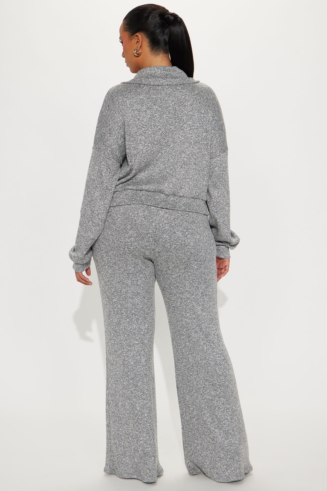Cozy Weekend Pant Set - Grey - Image 6
