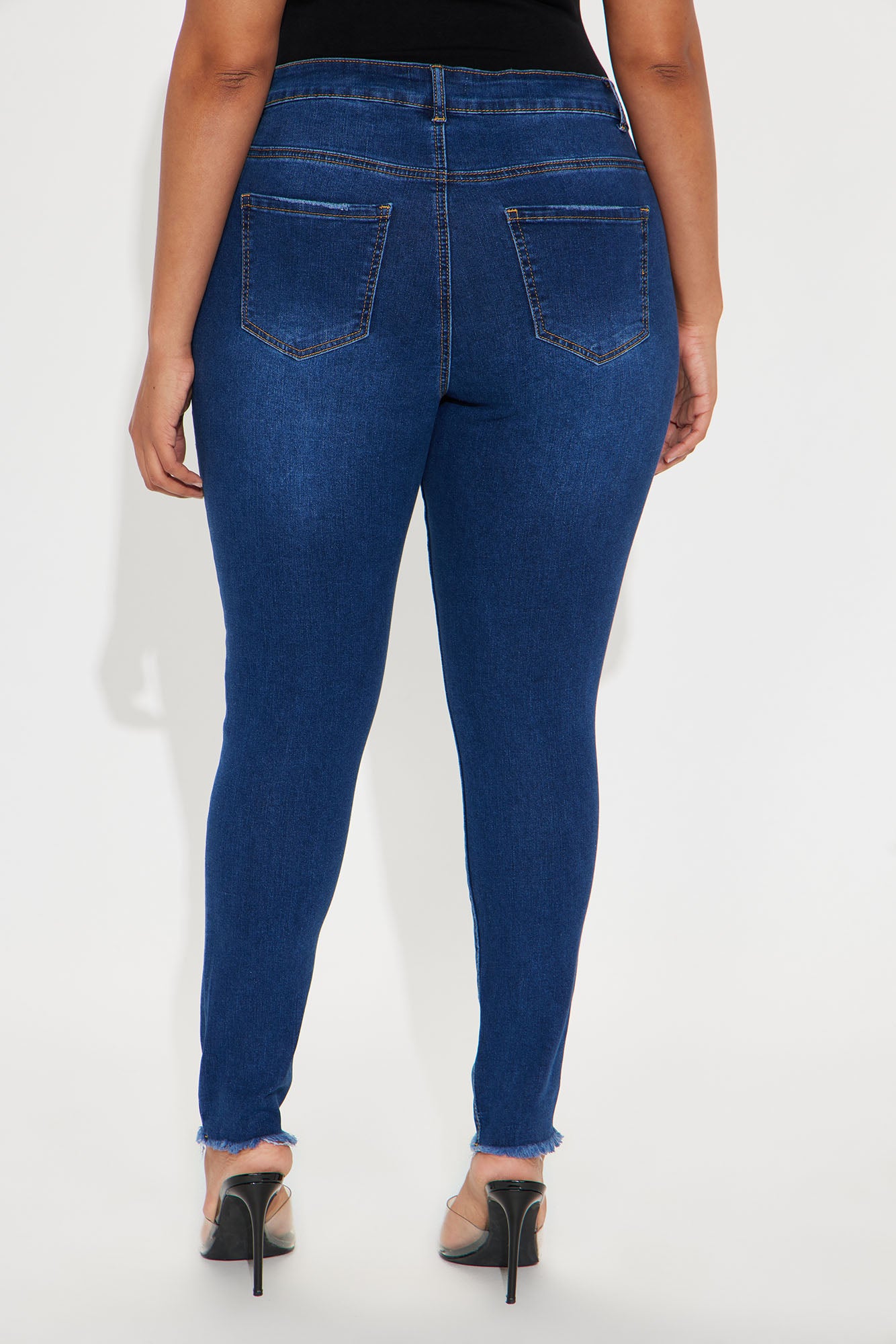 Yes To Heaven Stretch Skinny - Dark Wash - Image 7