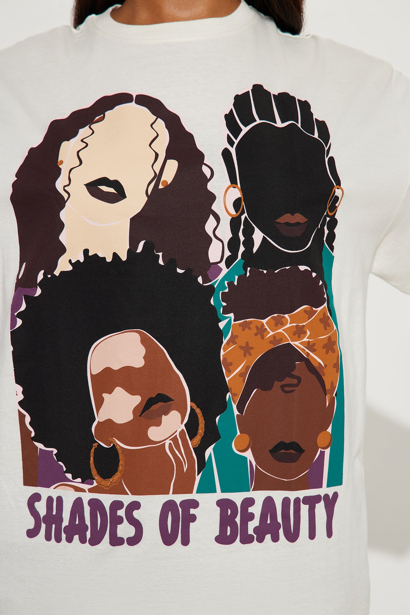 Shades Of Beauty Graphic Tee - Ivory - Image 3