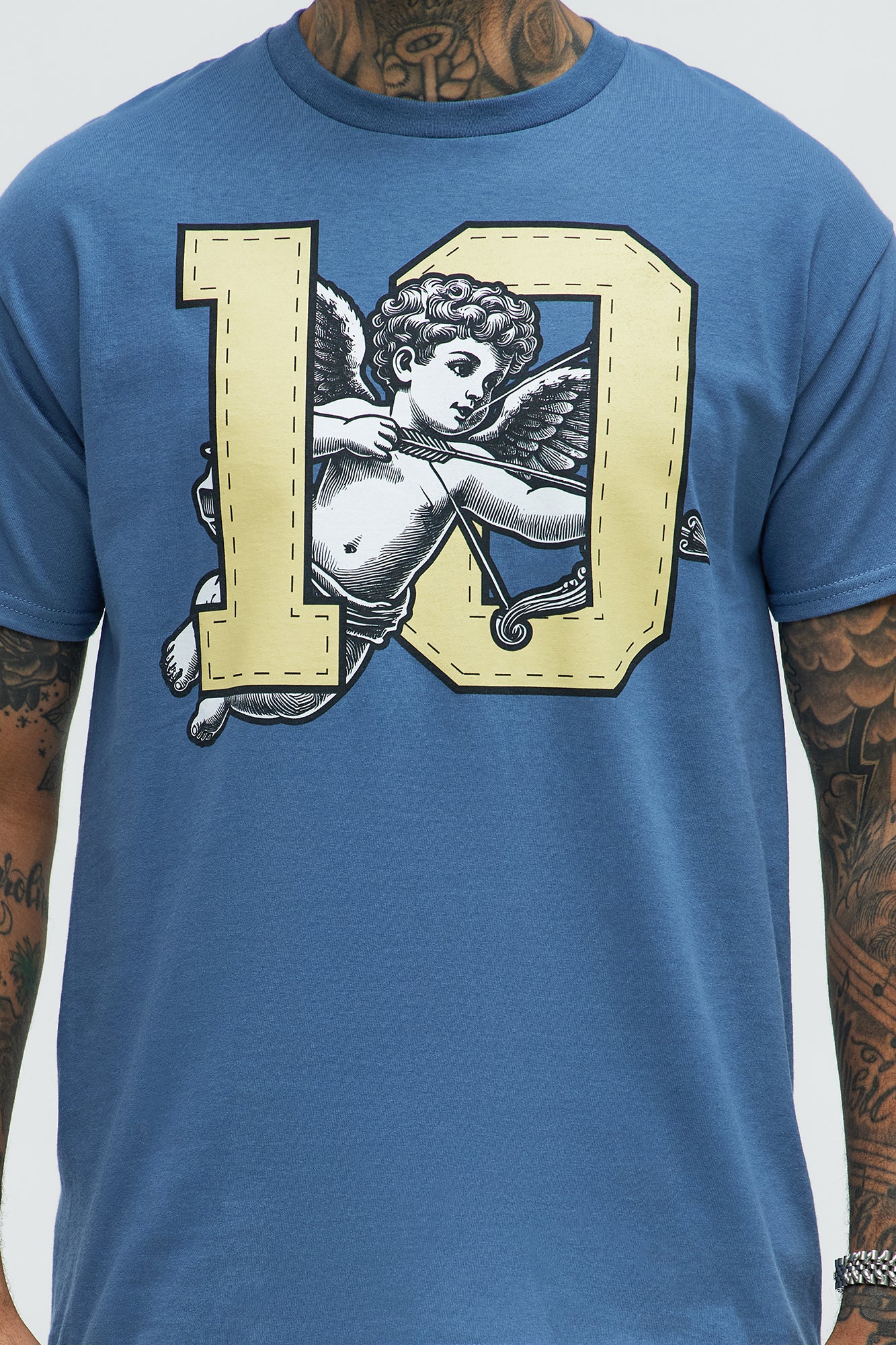 Angelic 10 Short Sleeve Tee - Blue - Image 3