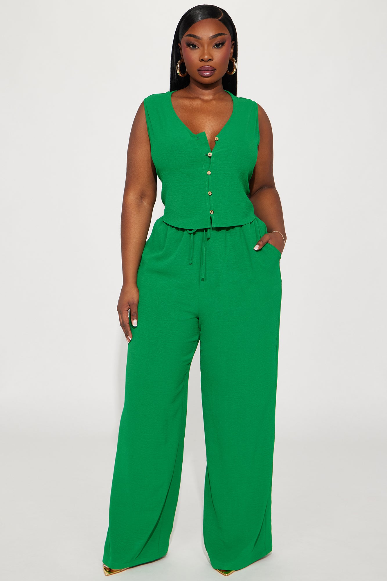 Good Memory Pant Set - Kelly Green - Image 4