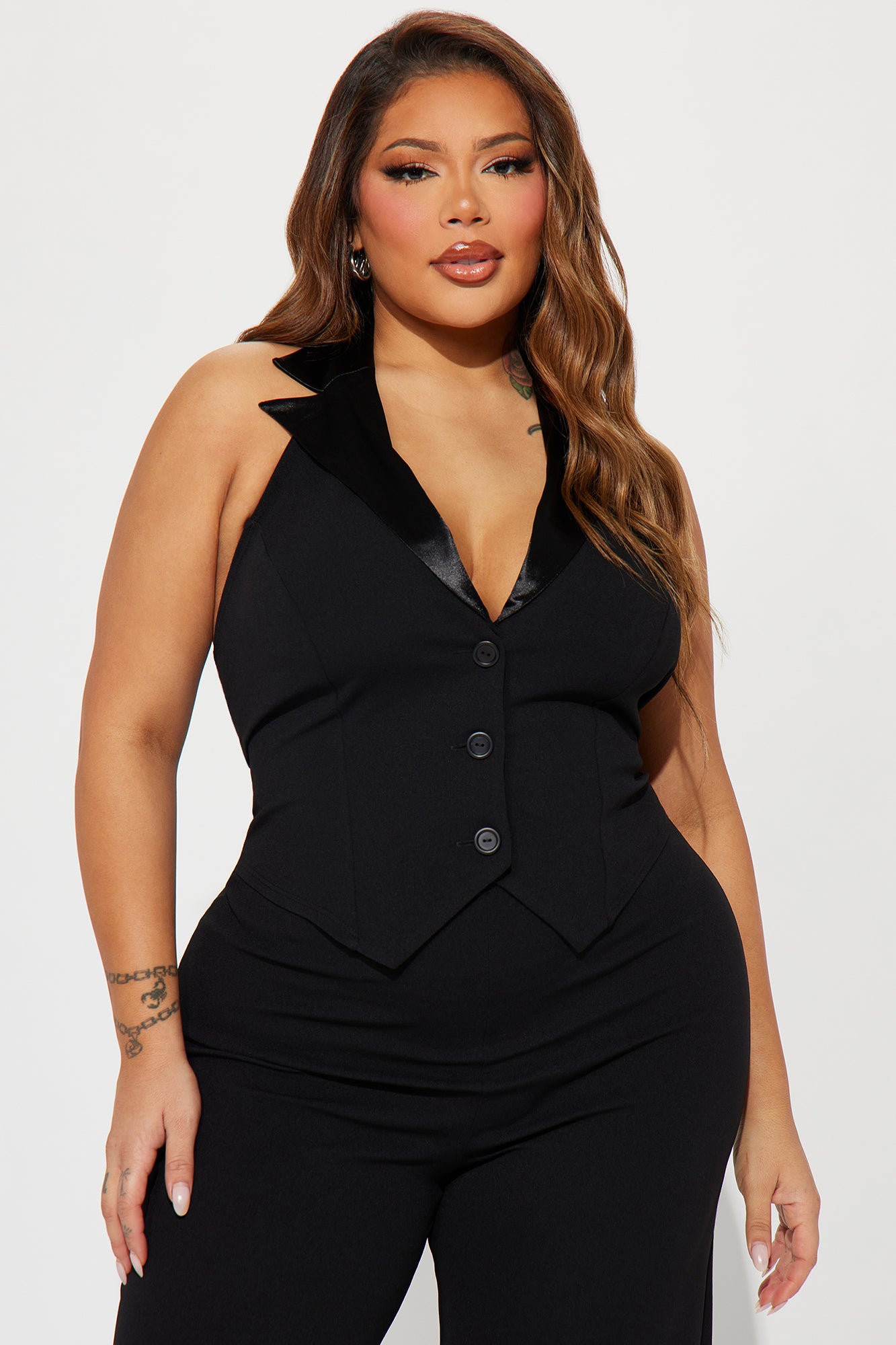 Natasha Marie Jumpsuit - Black - Image 5