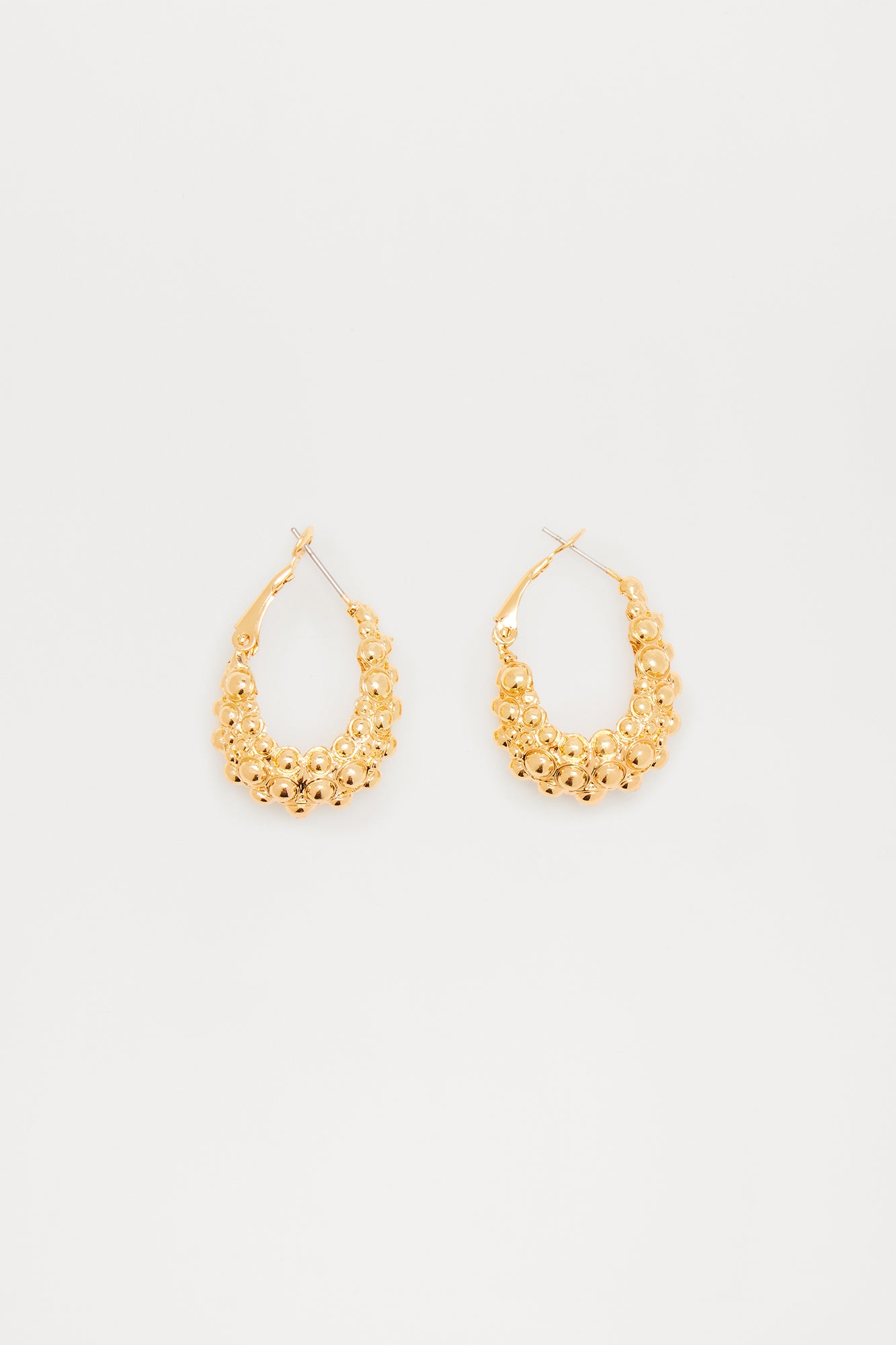 Bounce Back Baddie Hoop Earrings - Gold - Image 3