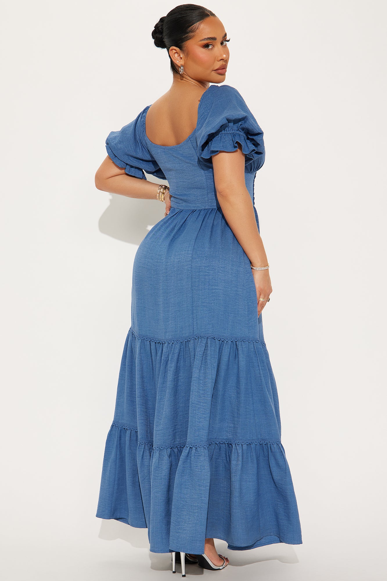Imelda Maxi Dress - Blue - Image 3