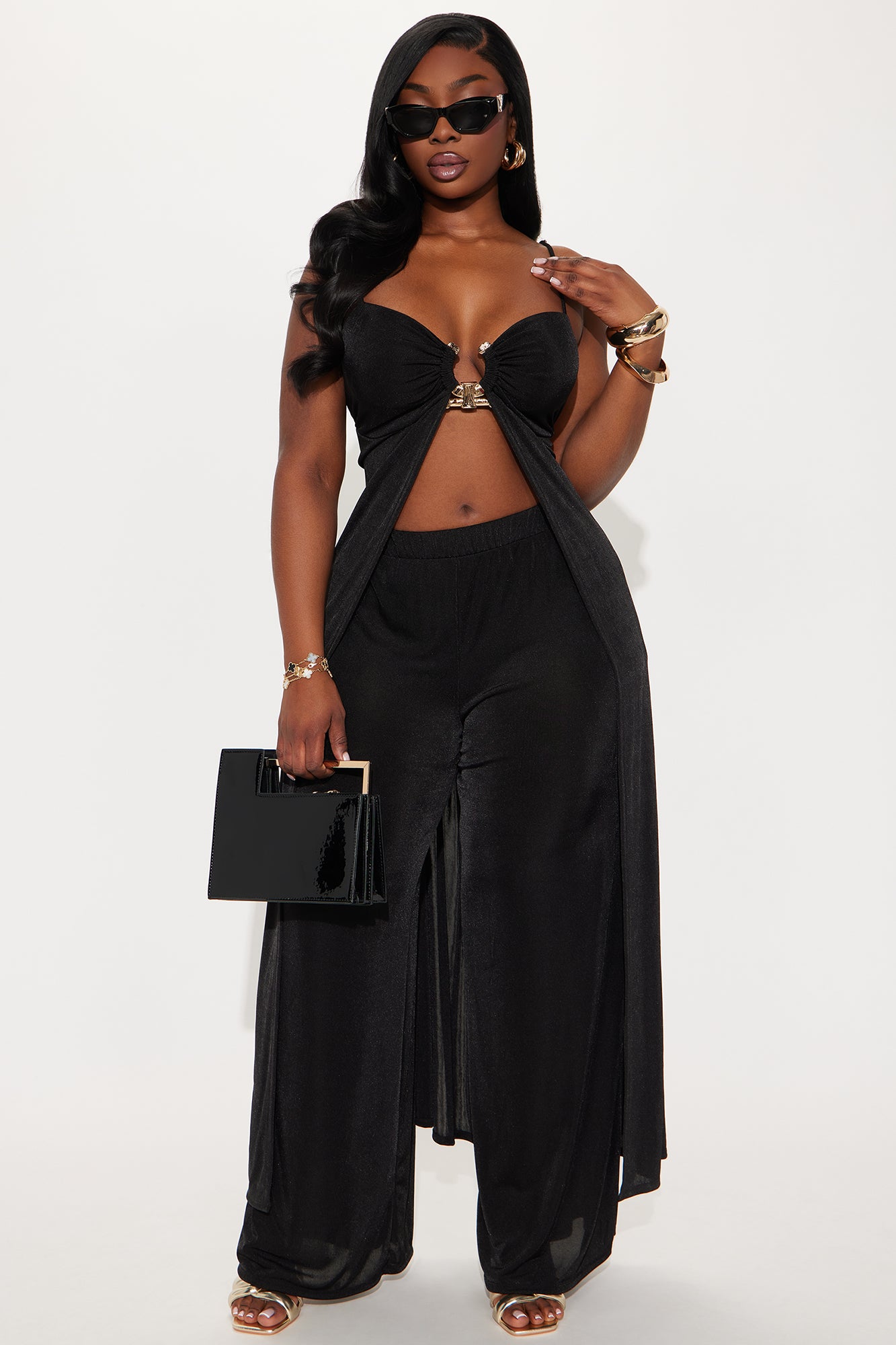 The Aubrey Pant Set  - Black - Image 4