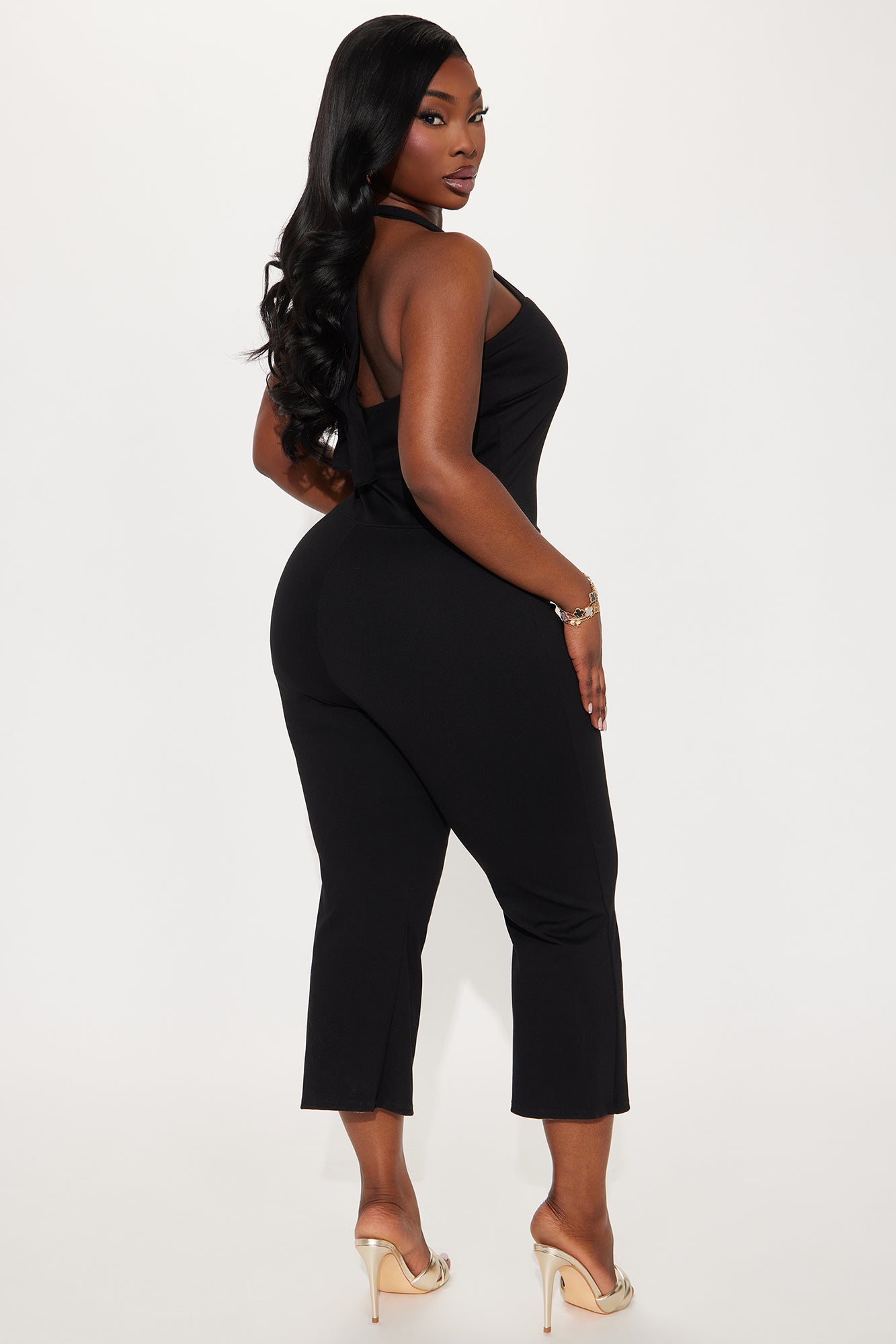 Give Me Love Capri Jumpsuit - Black - Image 6